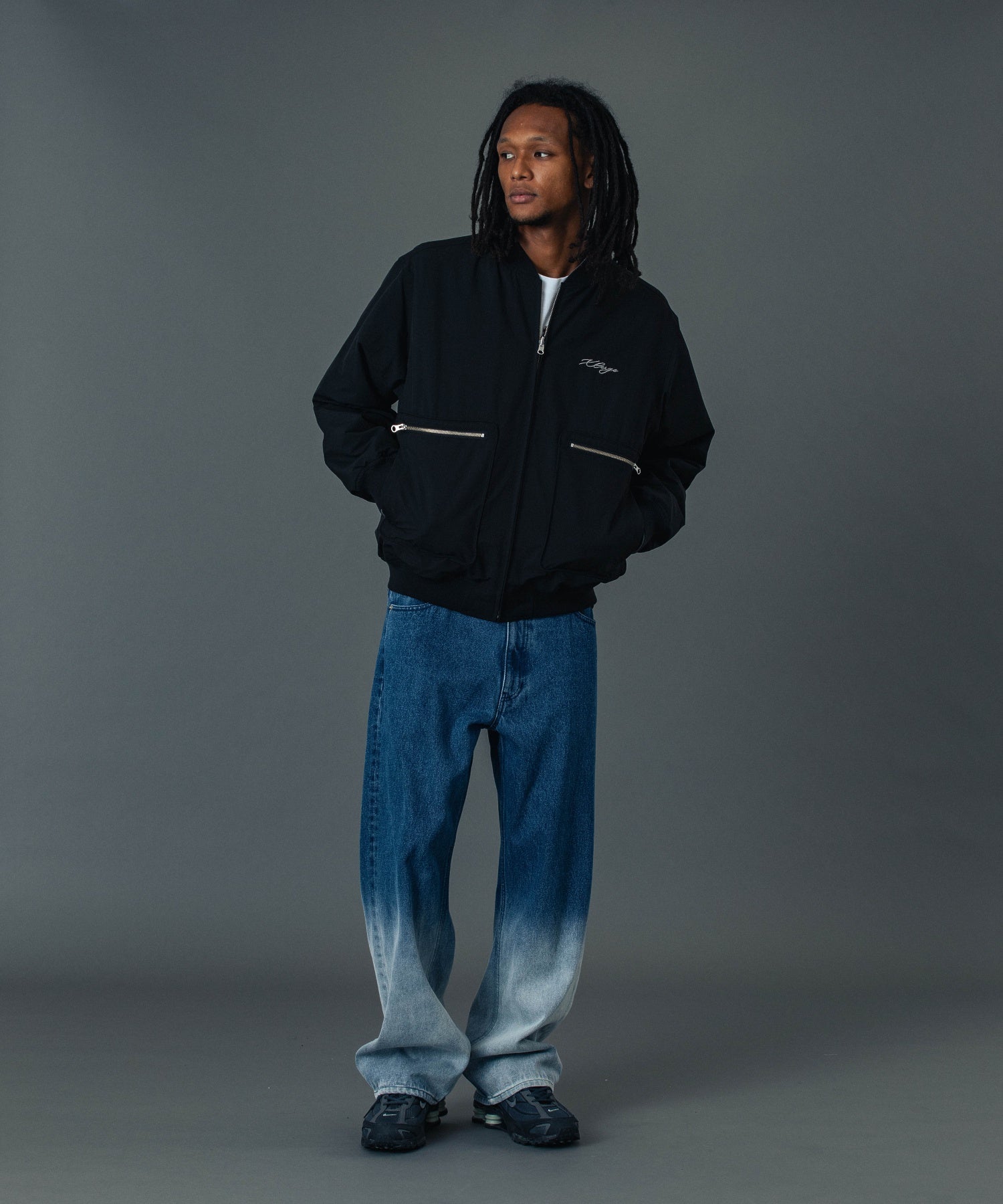 FADED DENIM PANTS