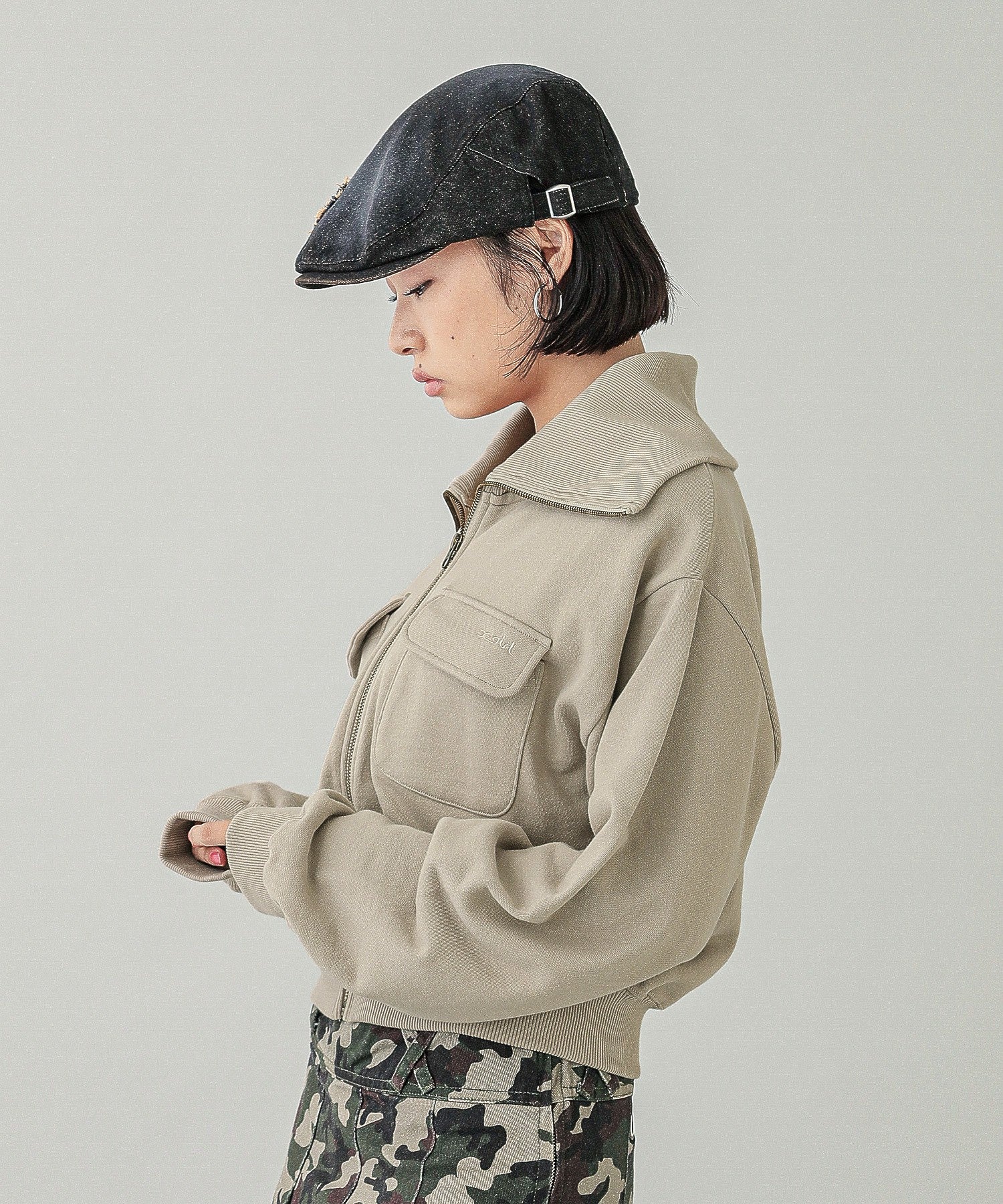 ZIP UP SWEAT JACKET
