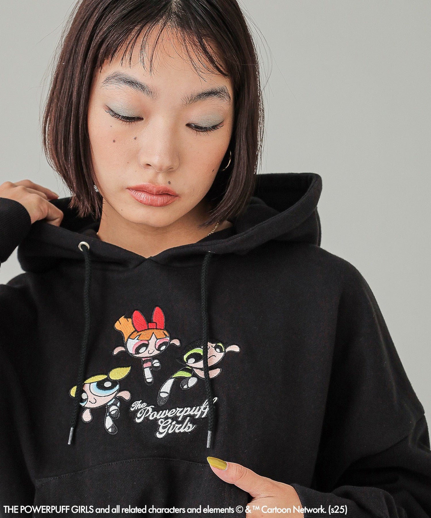 THE POWERPUFF GIRLS × X-girl SWEAT HOODIE