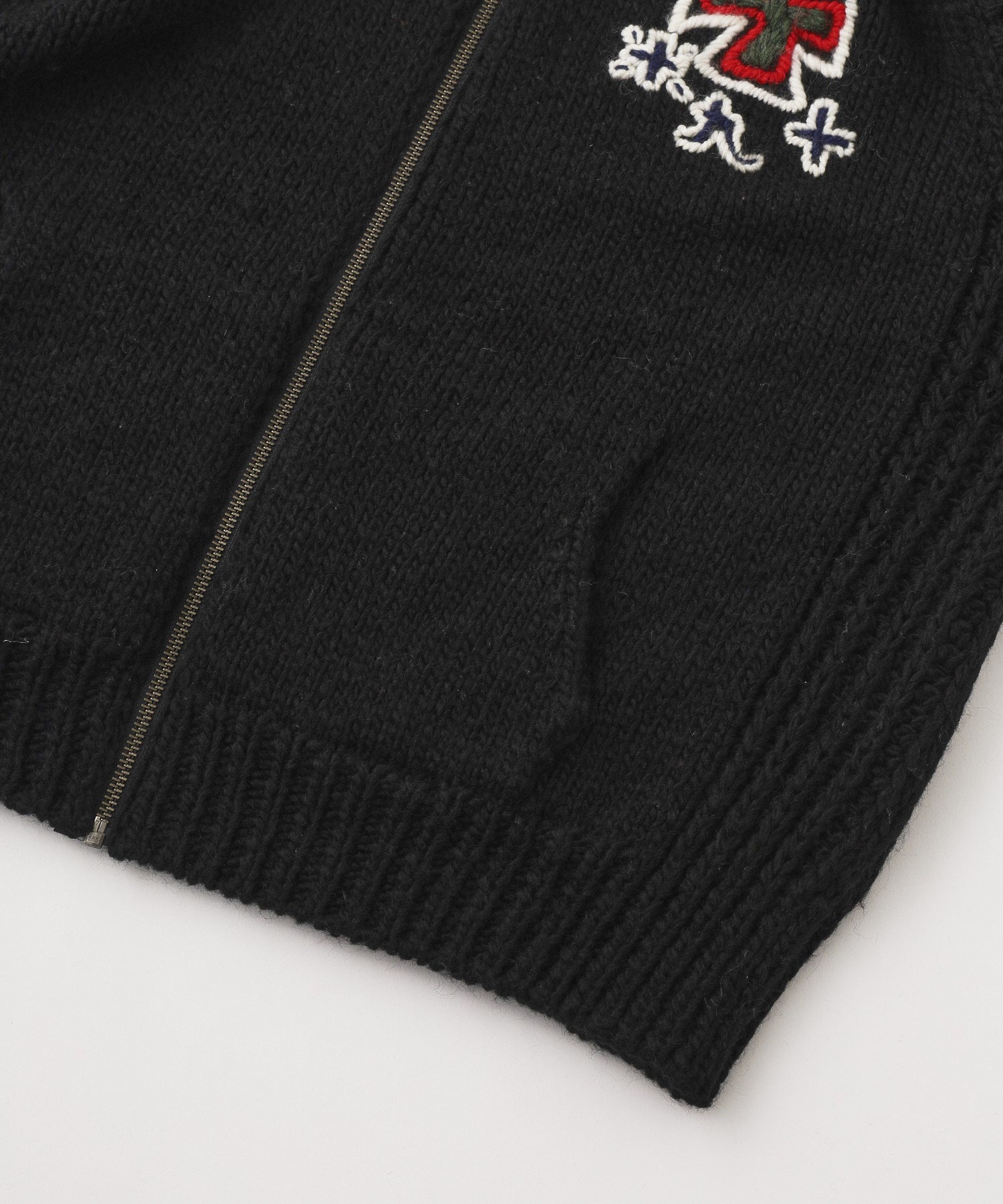 RICE NINE TEN/ライスナインテン/HAND KNITTED SK8 ZIP HOODIE HKN-SK8