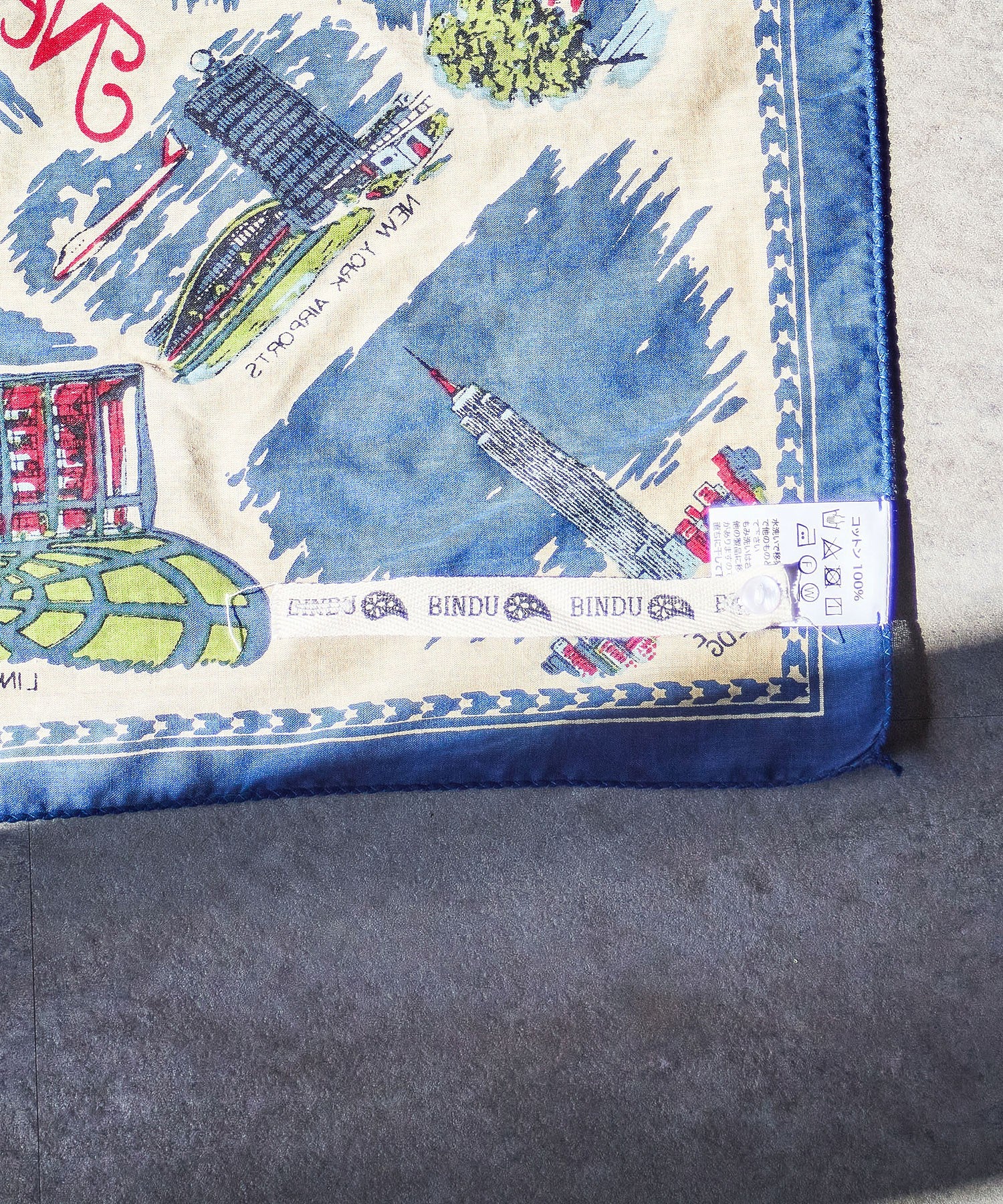 BINDU/COTTON VOILE NEW YORK MAP3 BANDANA
