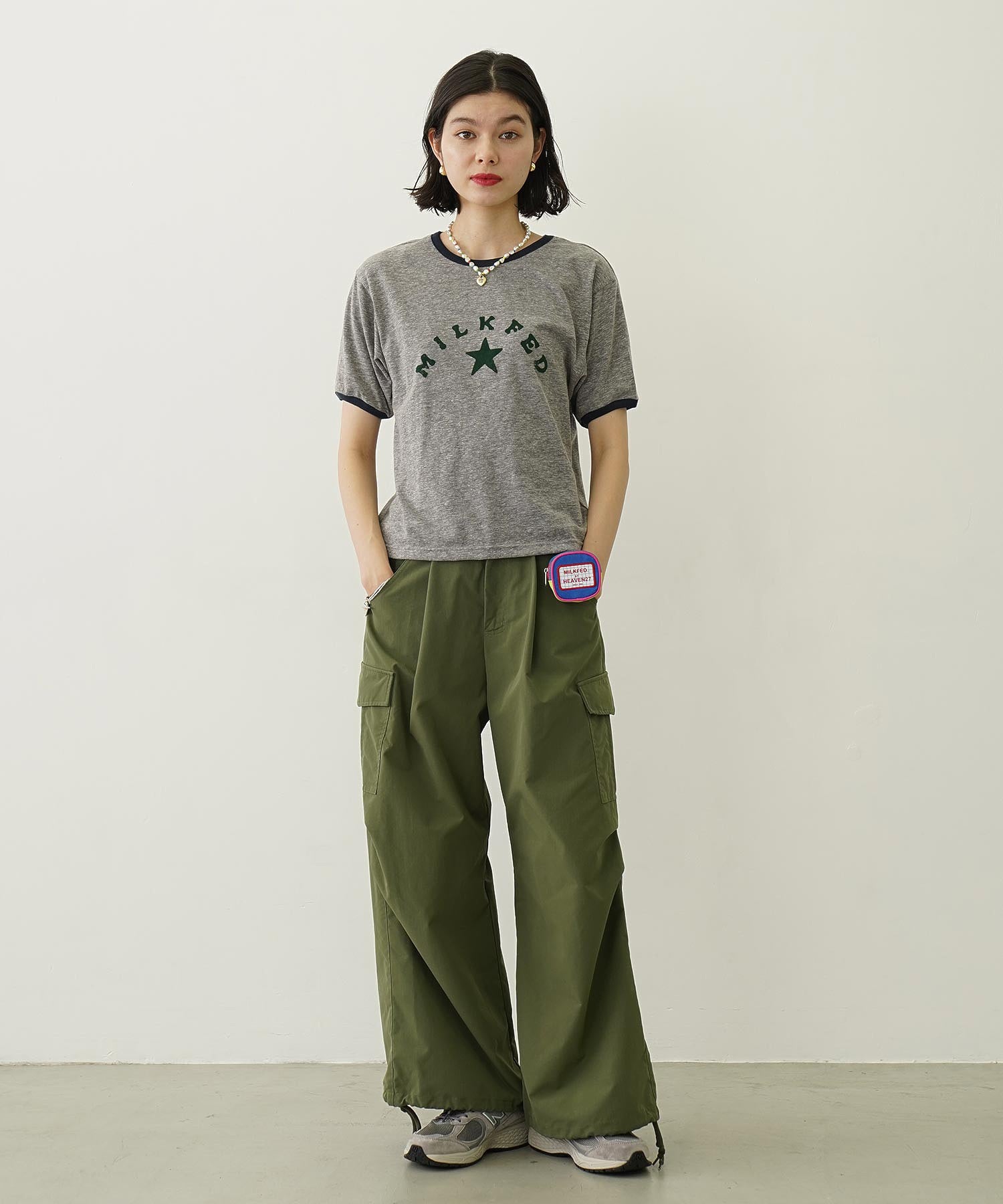 MILITARY WIDE LEG PANTS