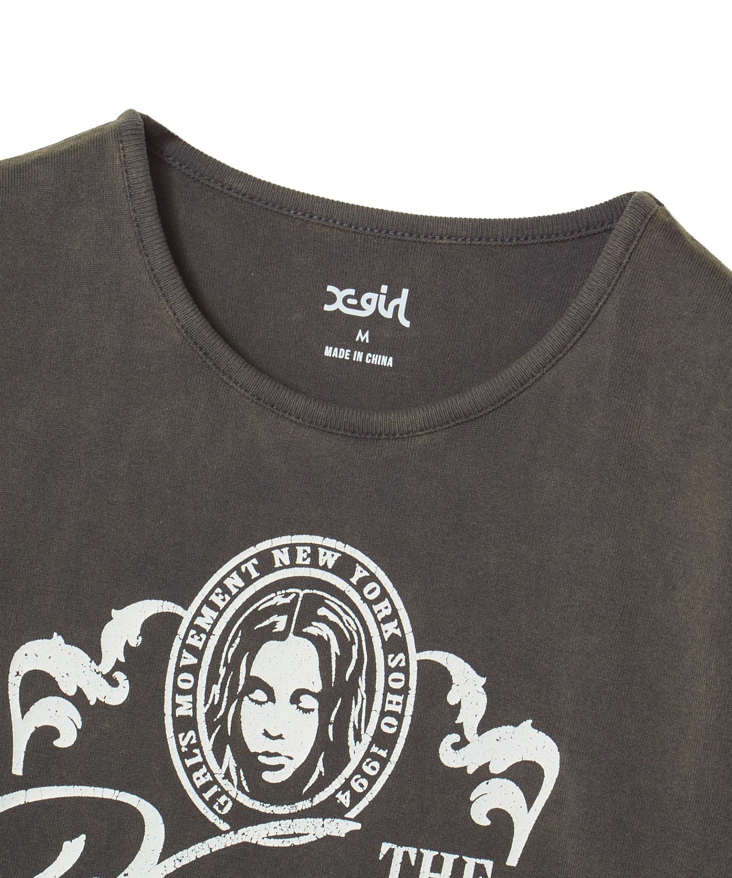 FADED VICTORIAN FACE S/S BABY TEE