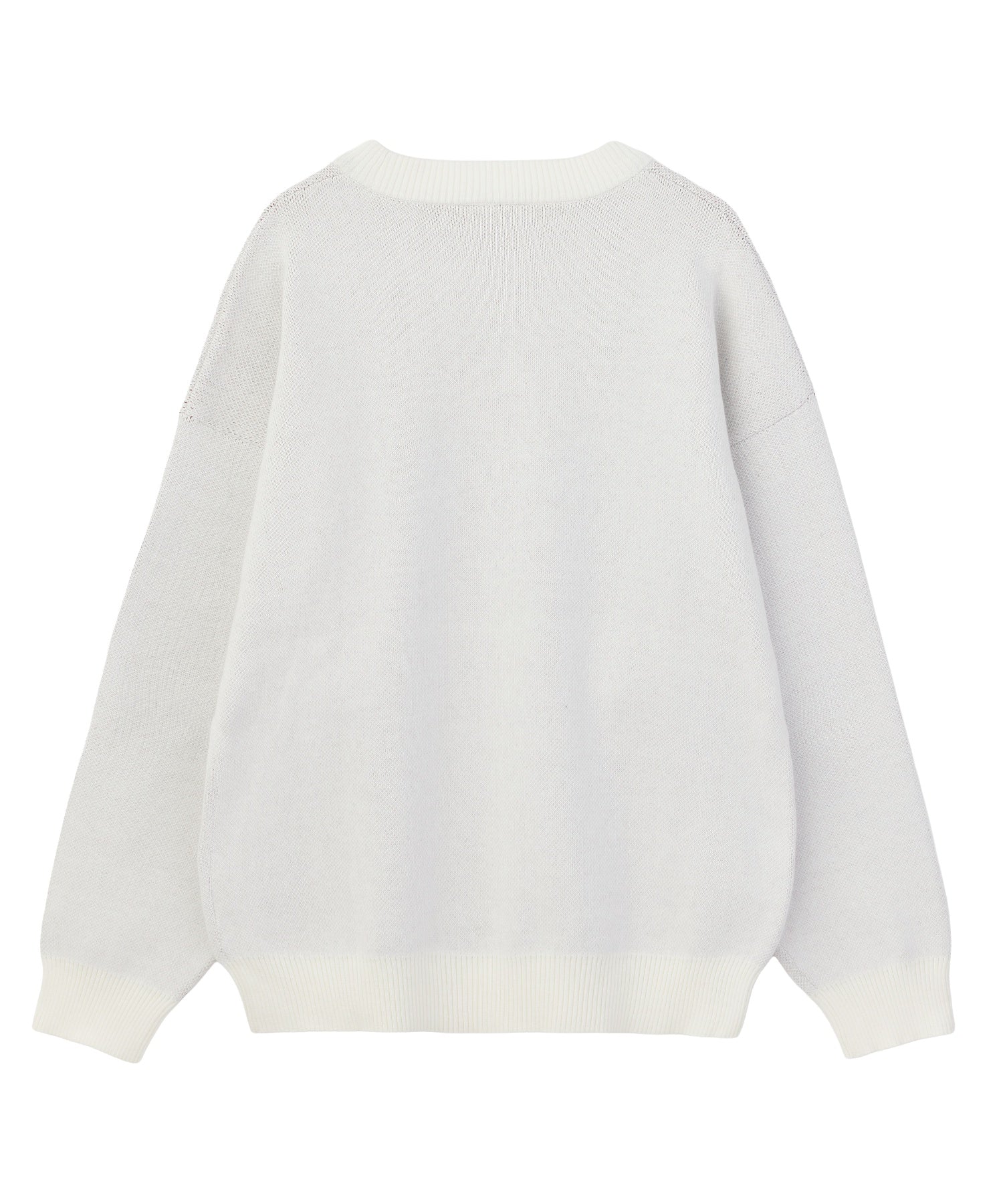 STRAWBERRY AND LOGO JACQUARD KNIT TOP