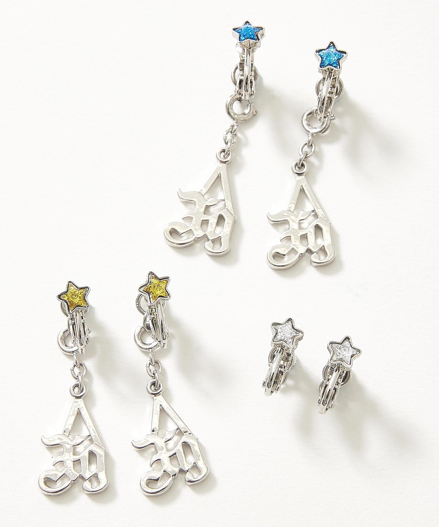 STAR EAR CLIPS X-girl