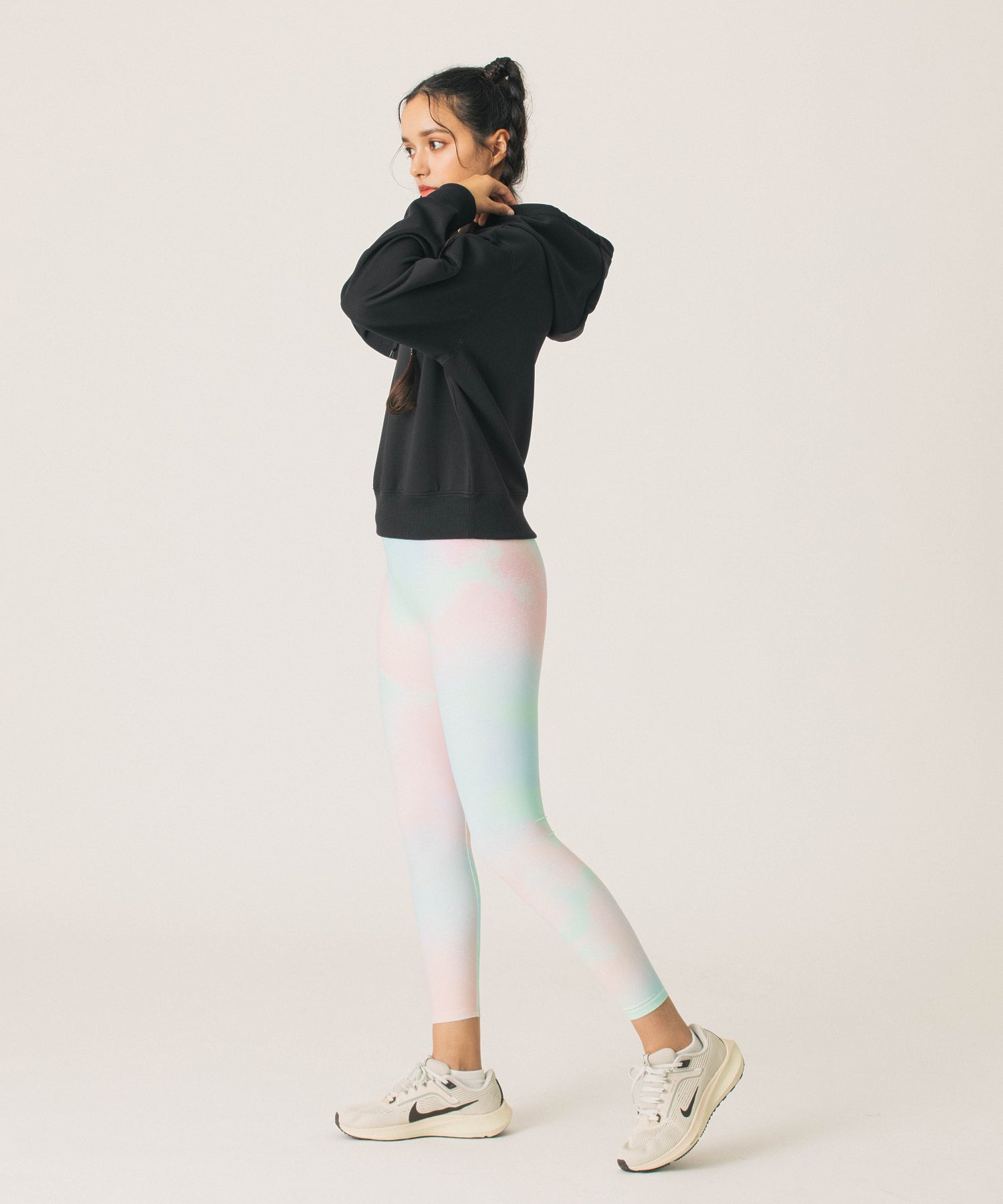 MARBLE LOGO SHORT HOODIE SWEATSHIRT