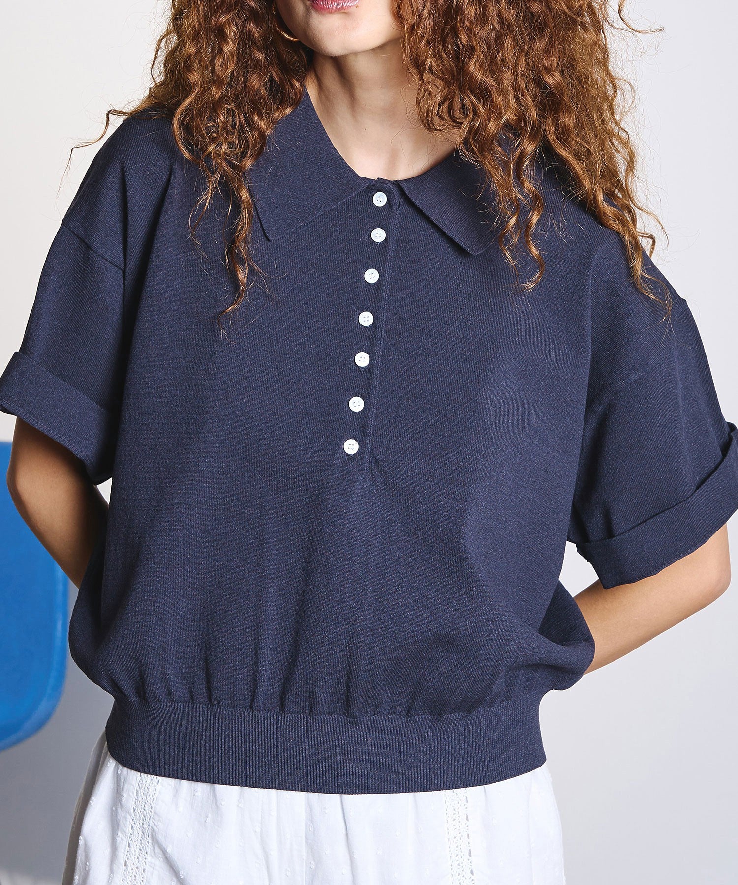 POLO COLLAR KNIT