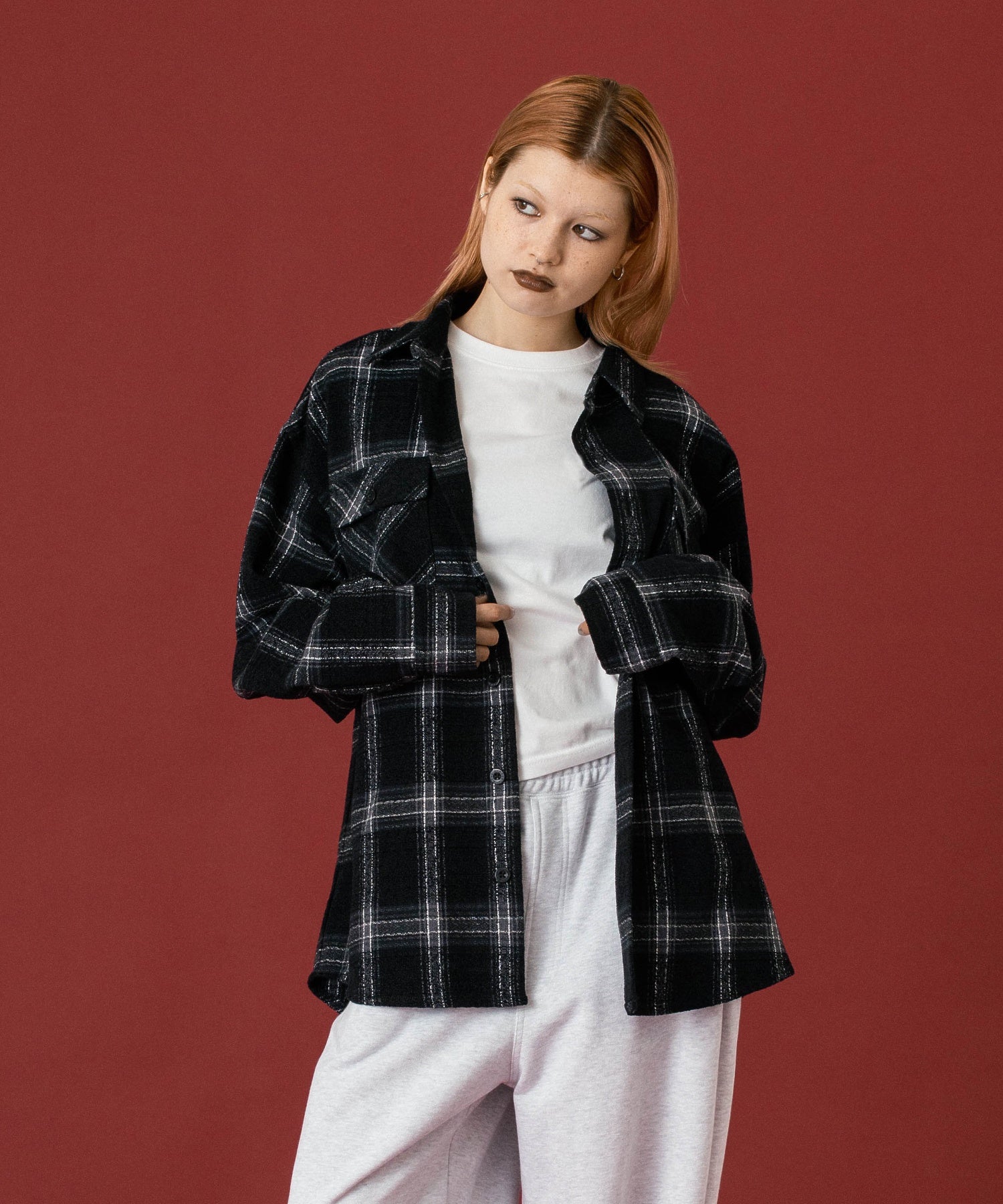 MODEL 身長170cm / 着用サイズ：Lサイズ