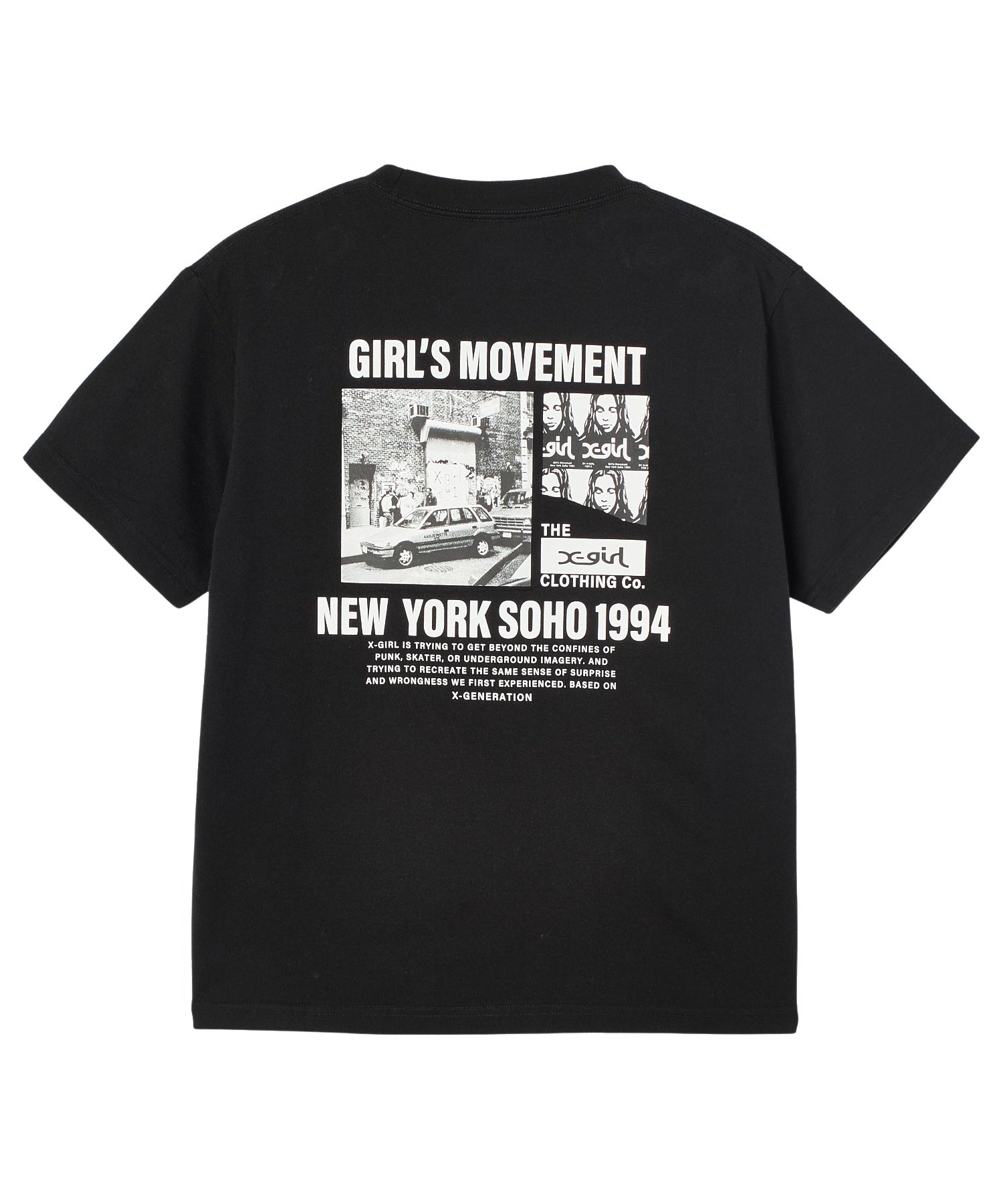 X-girl HISTORY S/S TEE