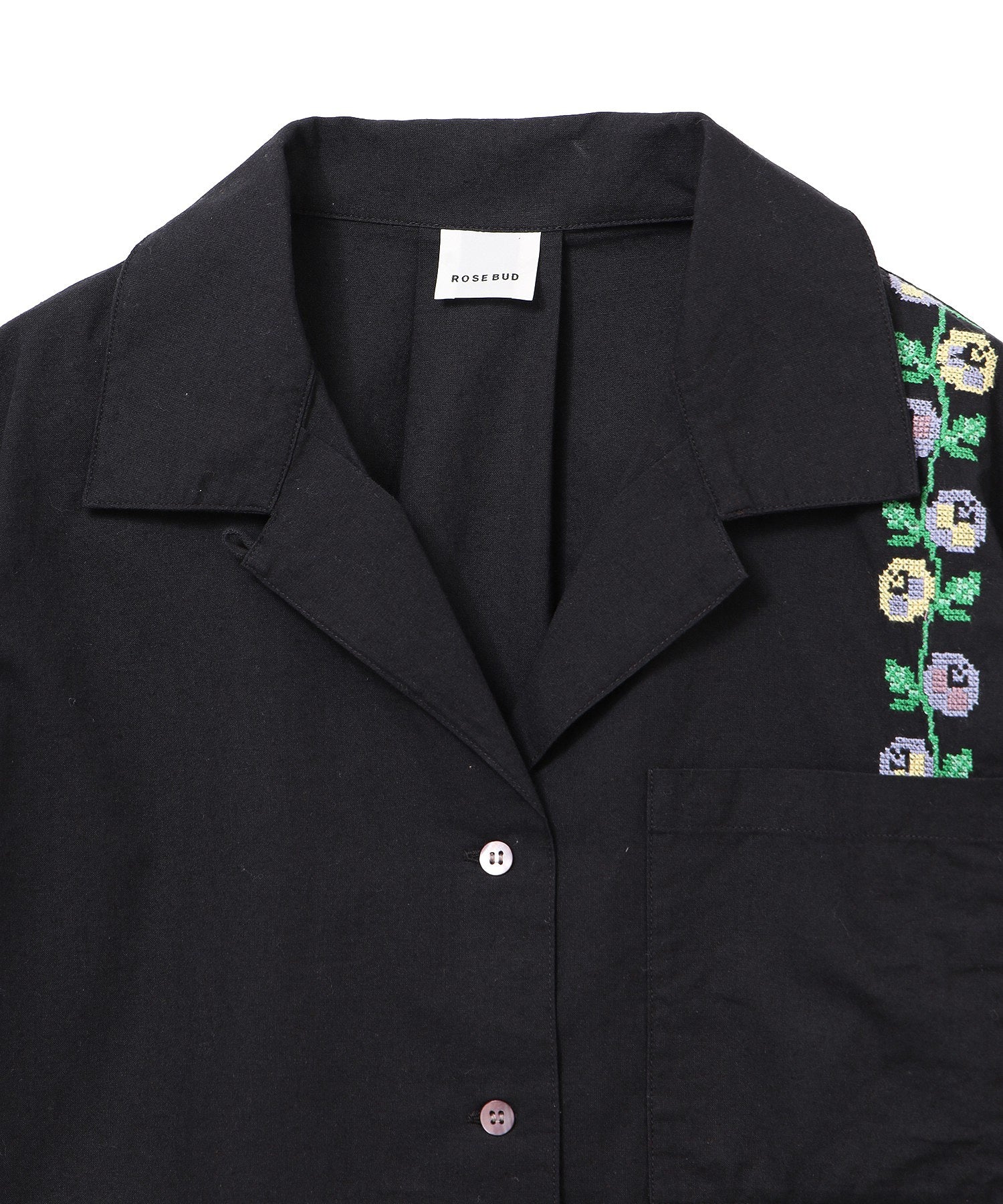 FLOWER EMBROIDARY SHIRT