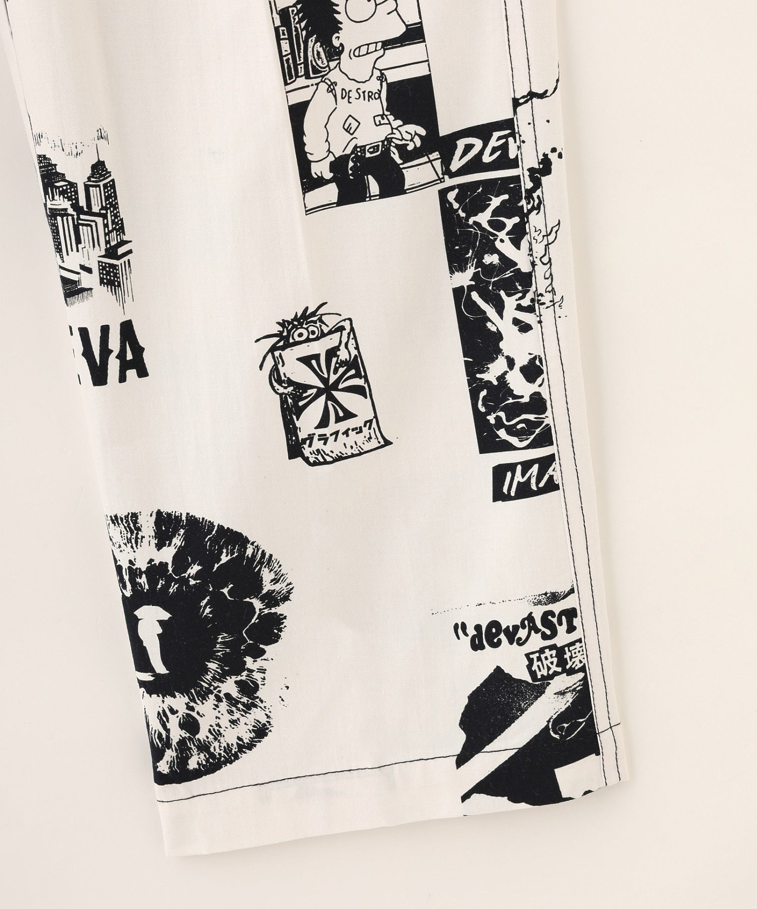 DEVA STATES/ディーヴァ ステイツ/FILTH Printed Easy Pants