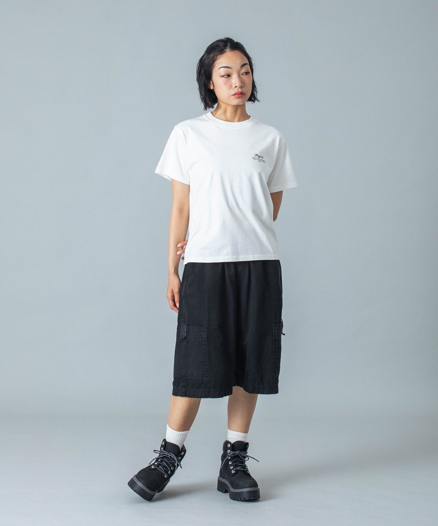 FADED FACE EASY HALF PANTS