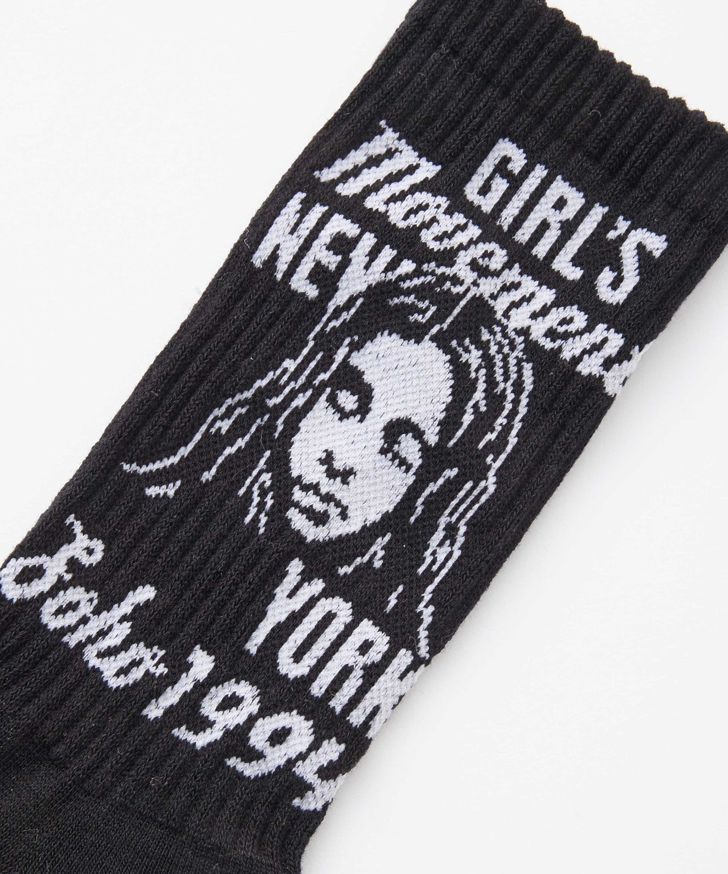 MIX LOGO & FACE RIB SOCKS