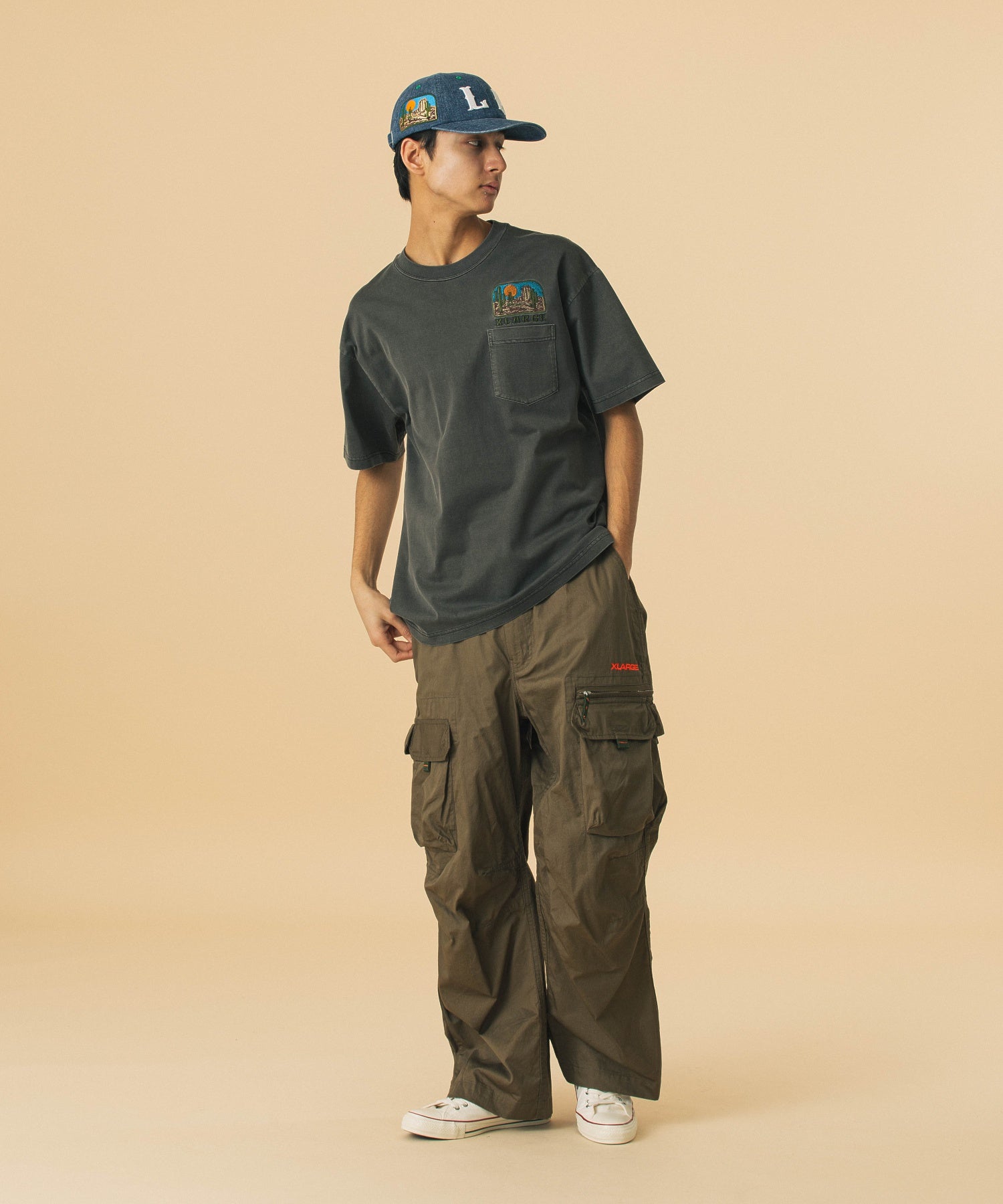 OVERDYED DESERT S/S POCKET TEE