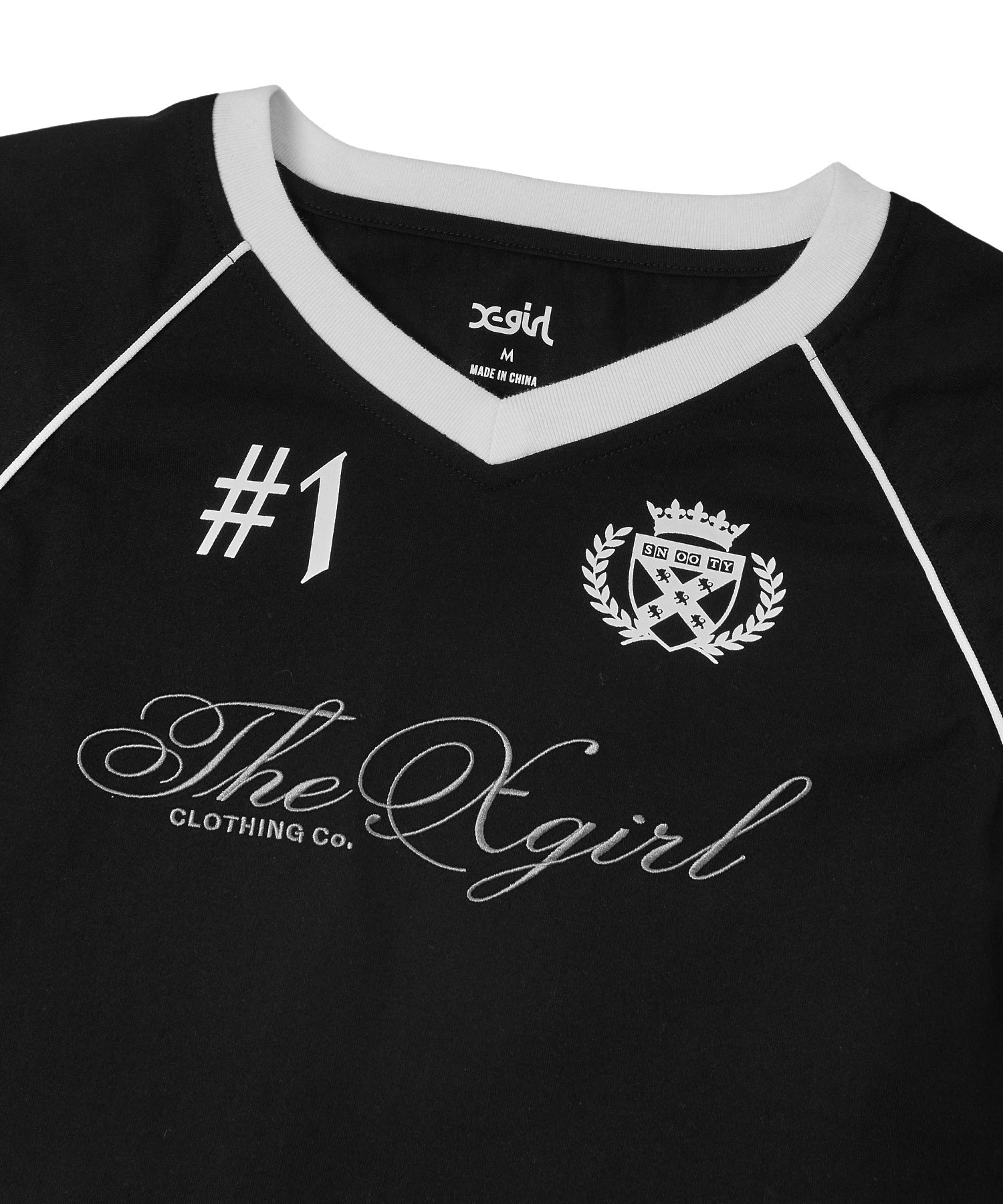 THE X-GIRL UNIFORM S/S BABY TEE