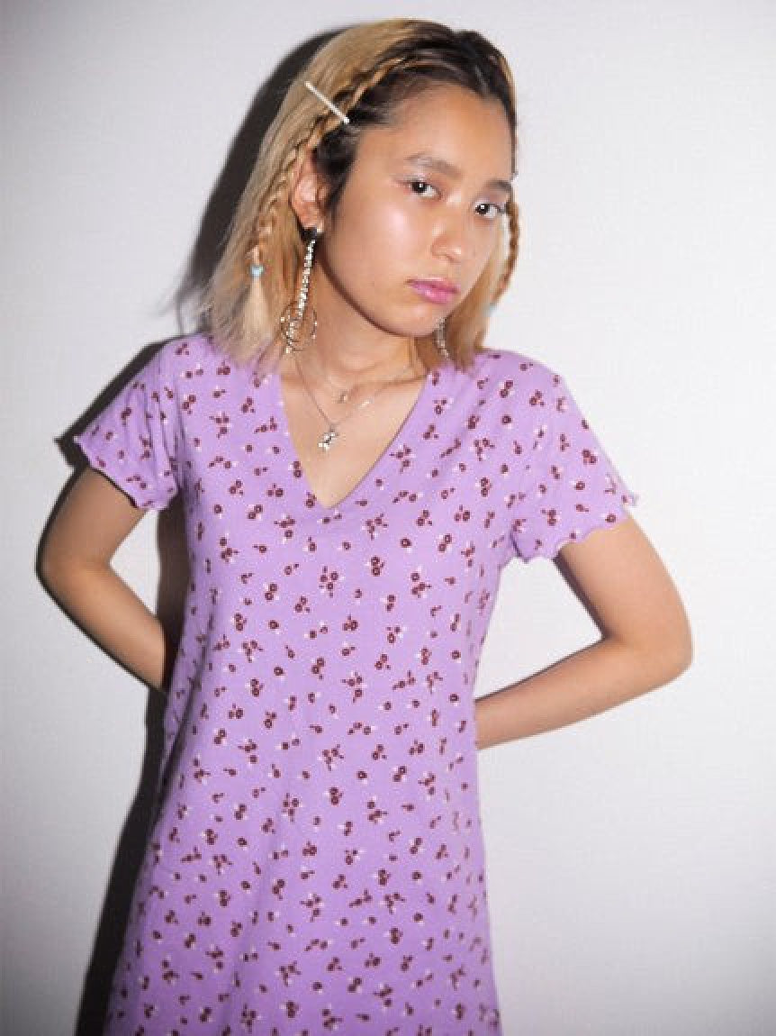 FLORAL DRESS X-girl