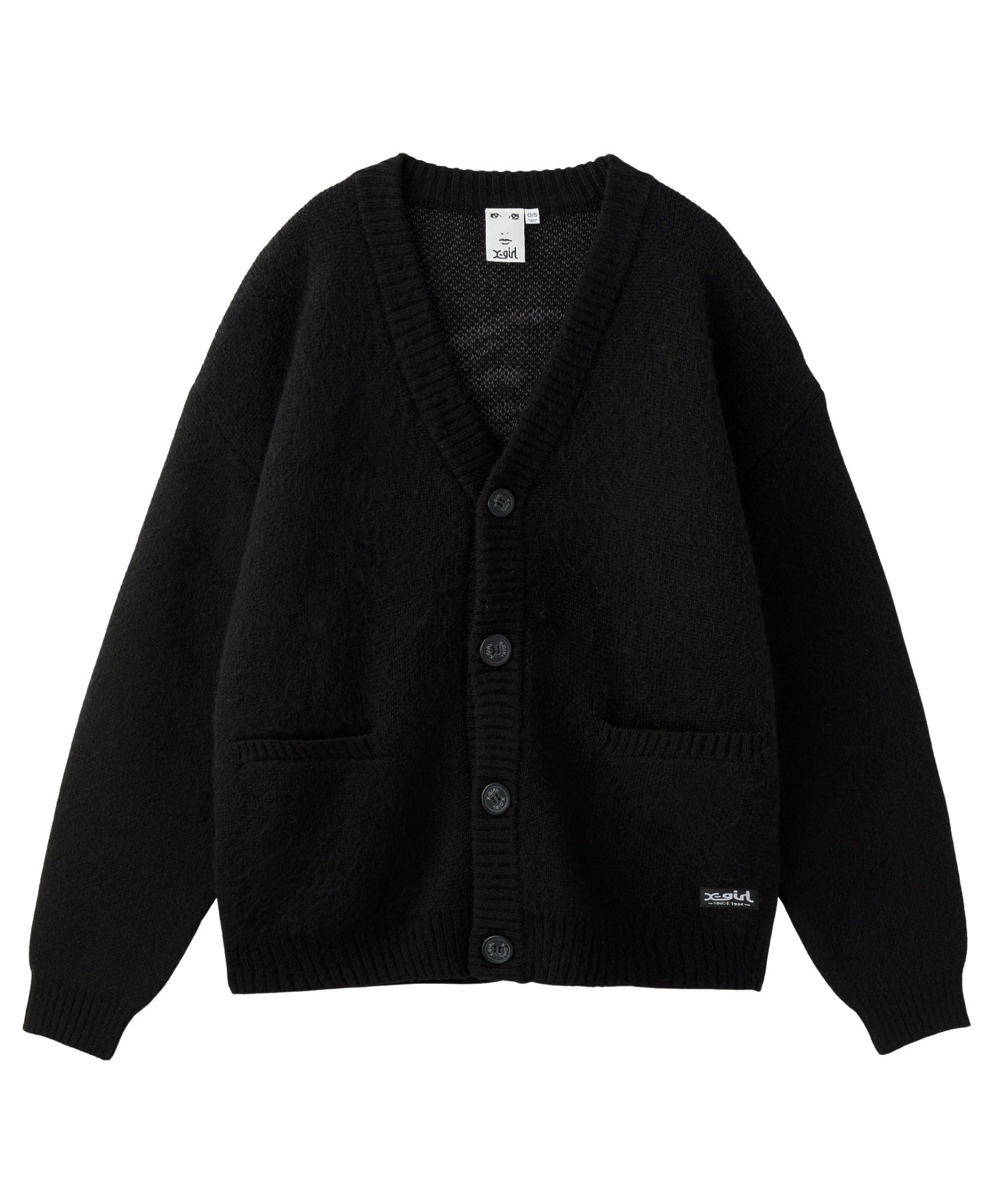 FACE JACQUARD KNIT CARDIGAN