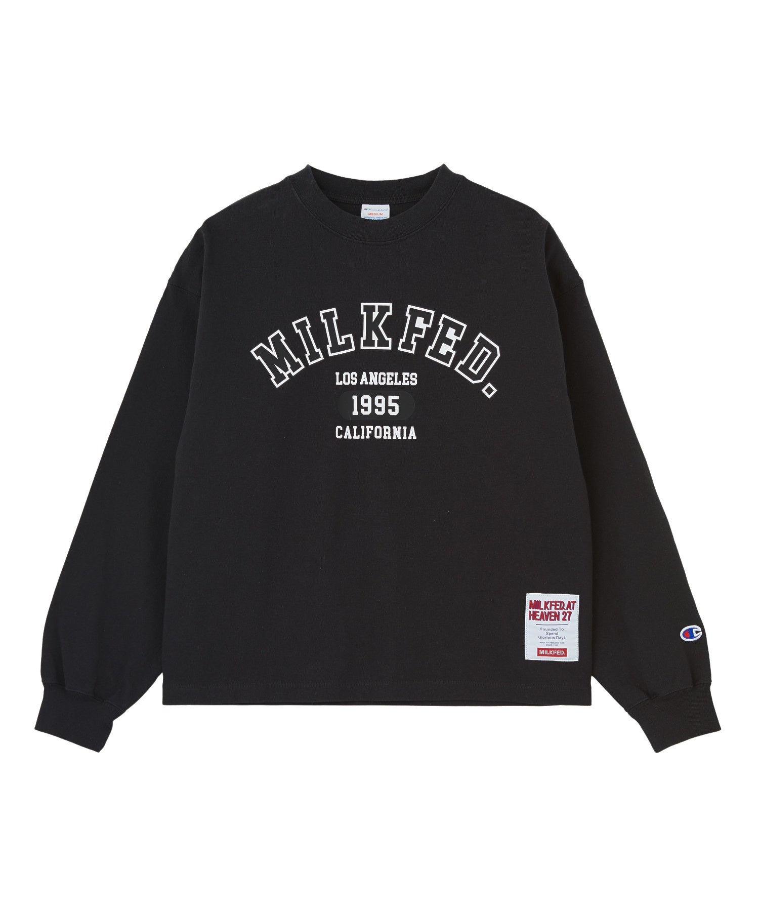 MILKFED.×CHAMPION LS TEE