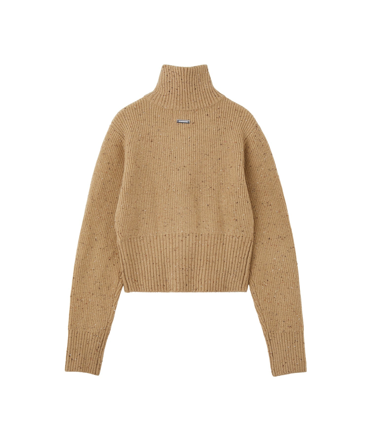 ネップジップアップセーター