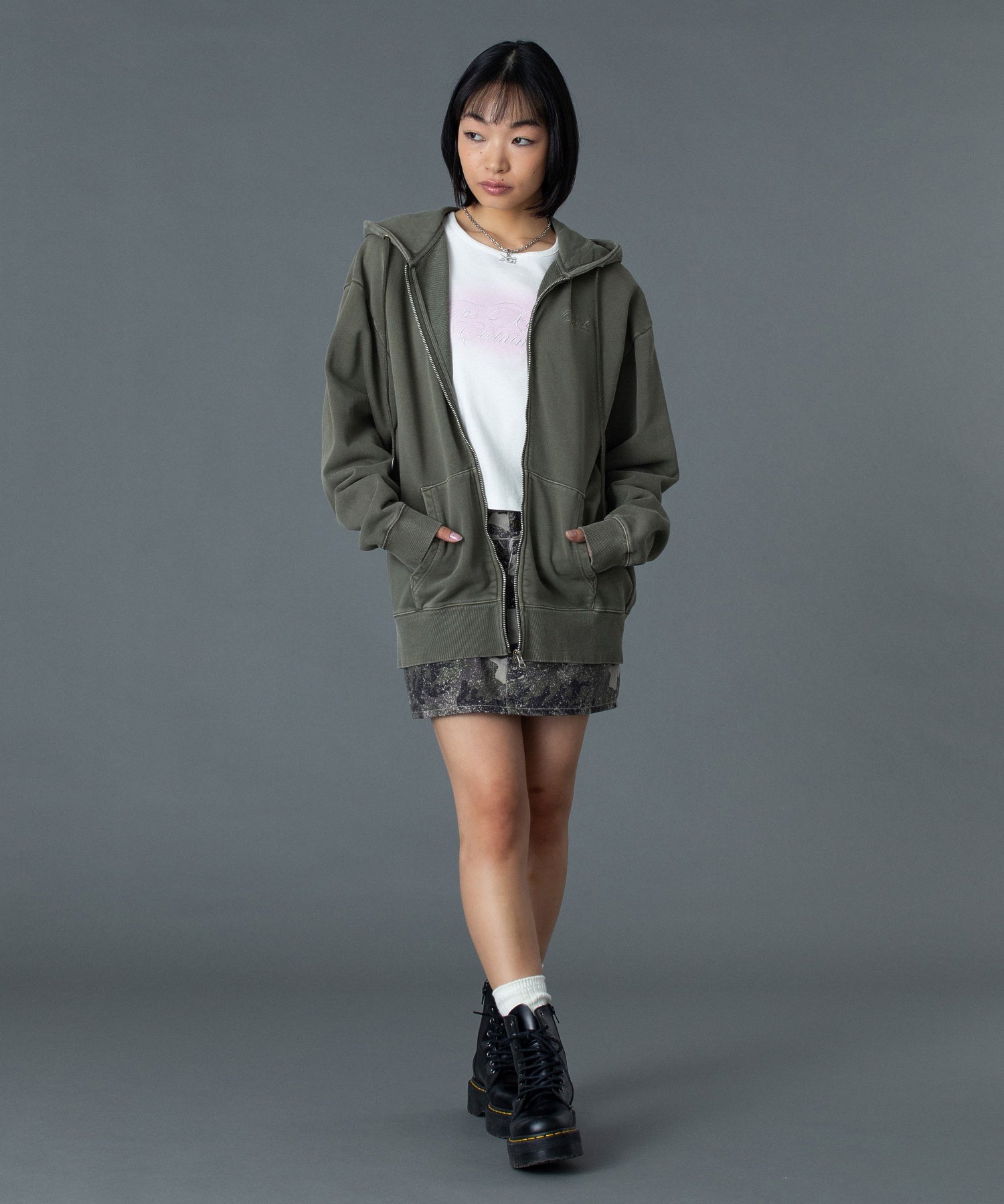 FLAP POCKET MINI SKIRT