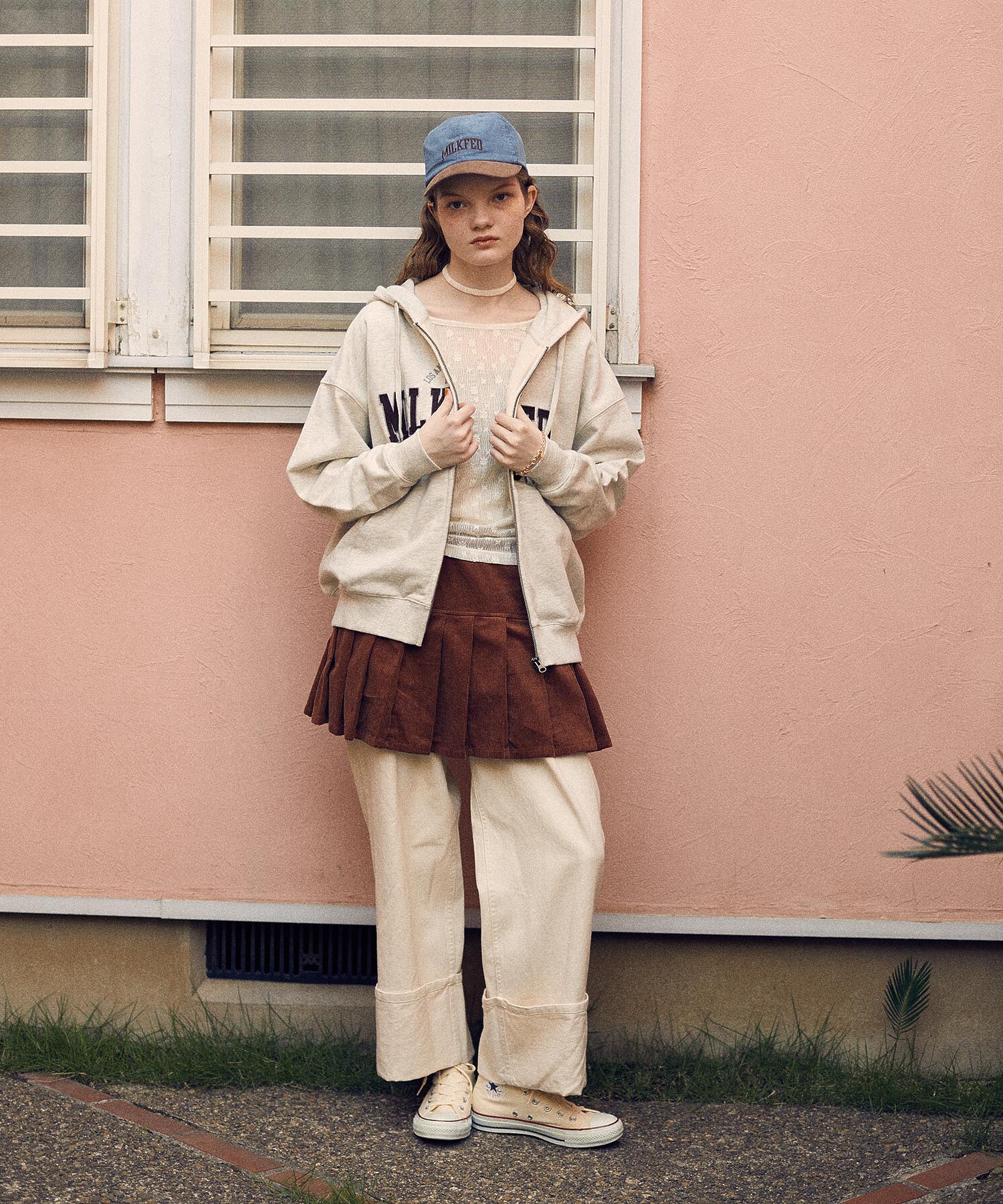 LAYERED CULOTTE SKIRT