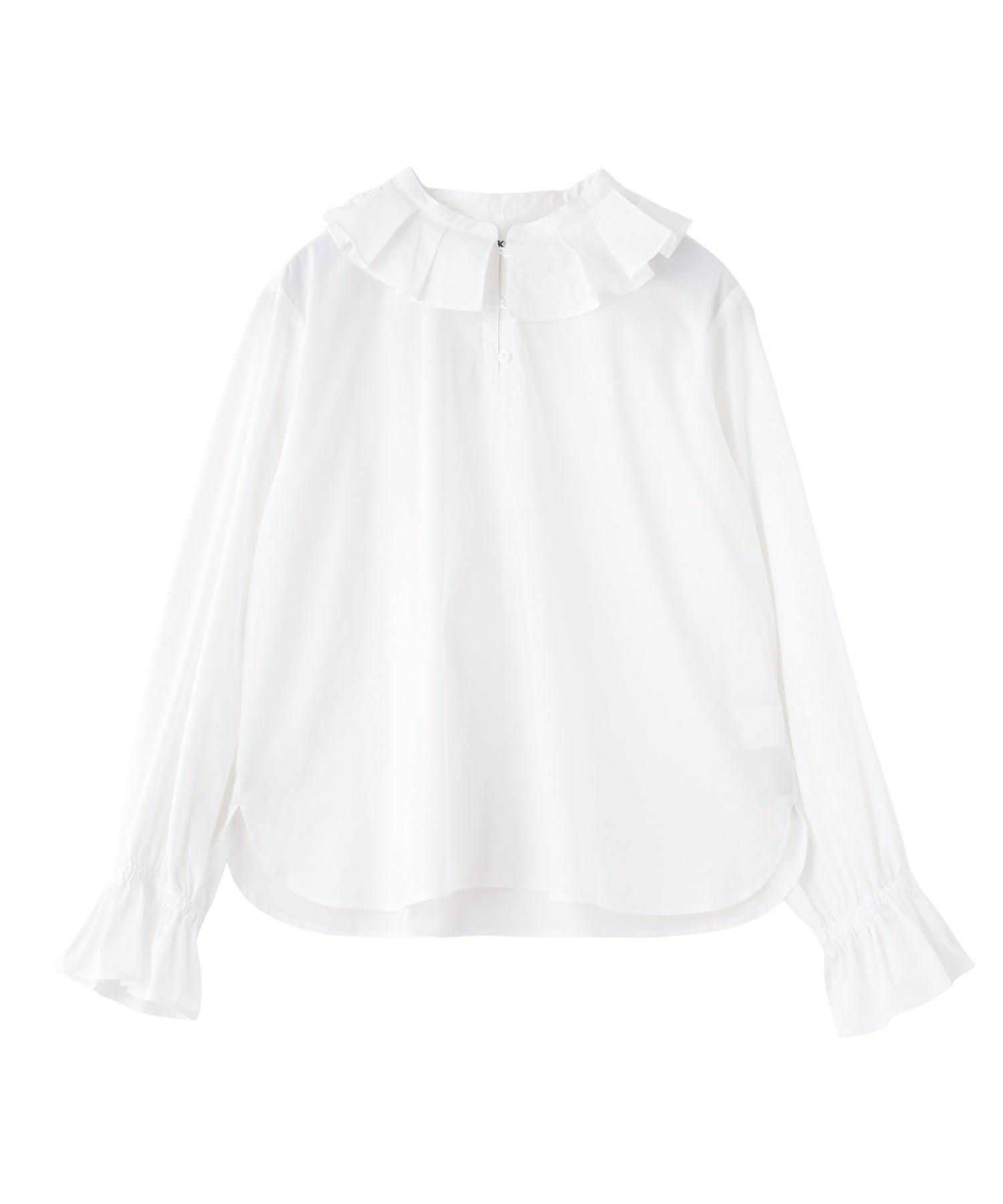 MULTI RUFFLE COLLAR BLOUSE