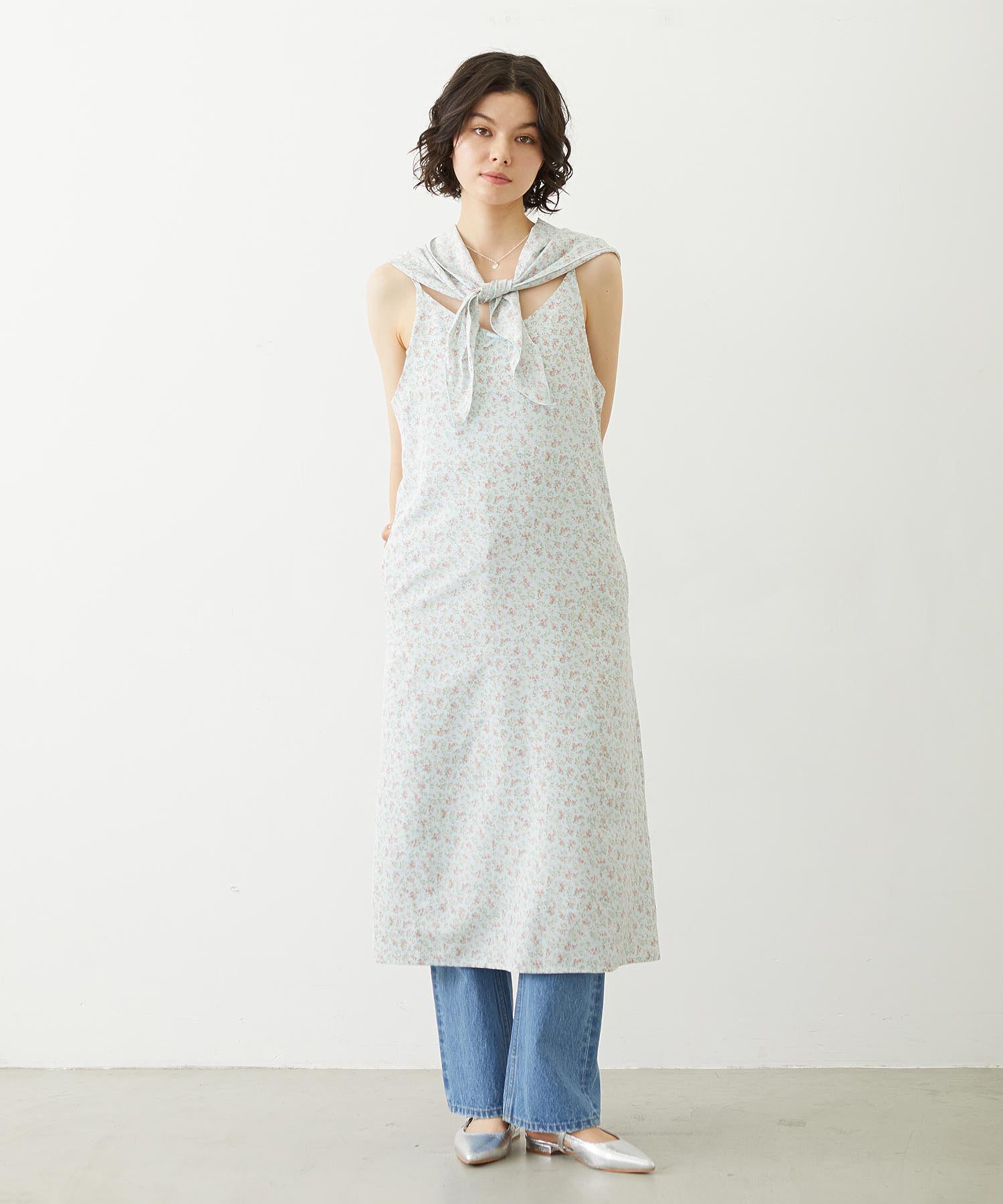 FLORAL CAMISOLE DRESS