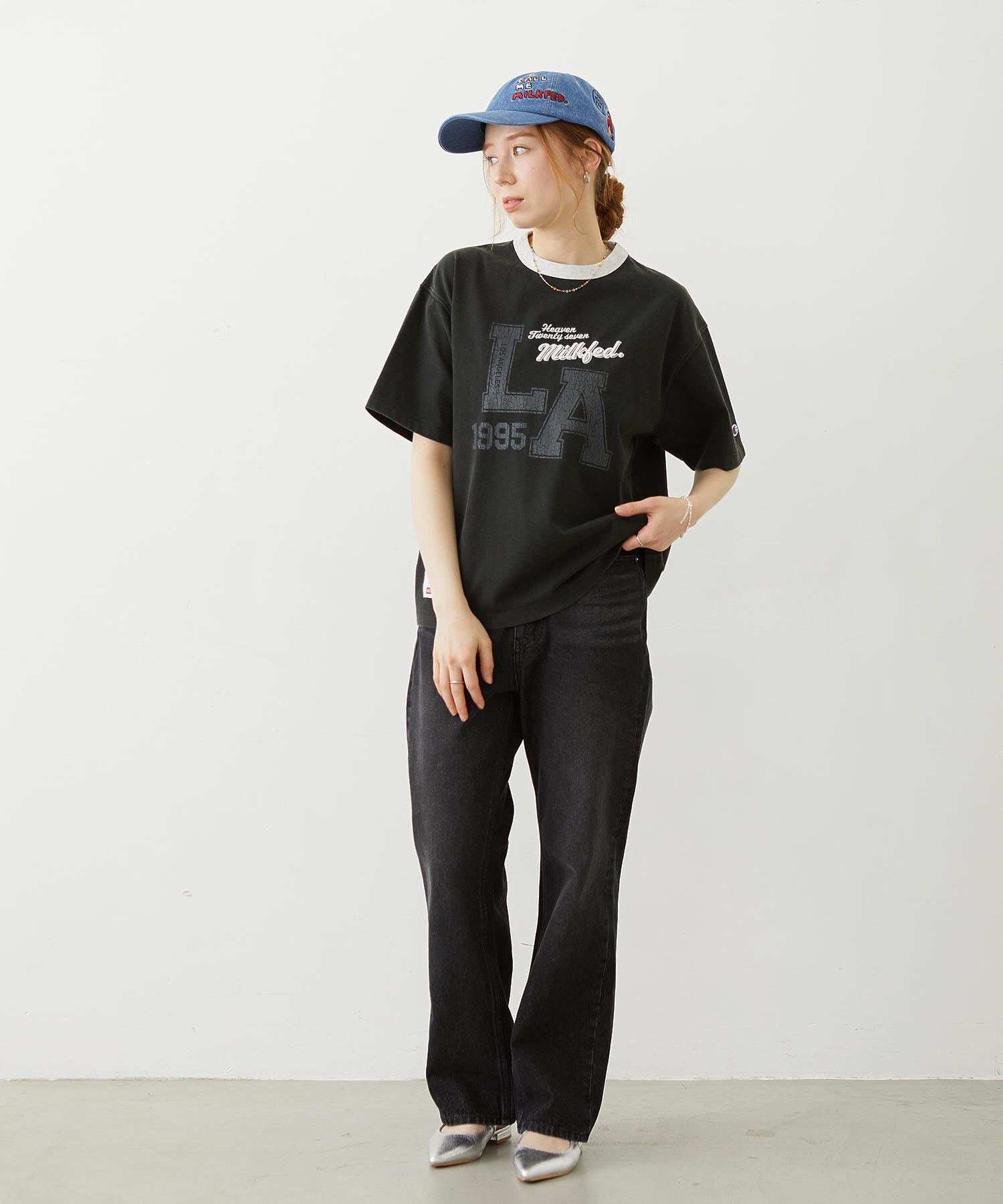 STRAIGHT DENIM PANTS