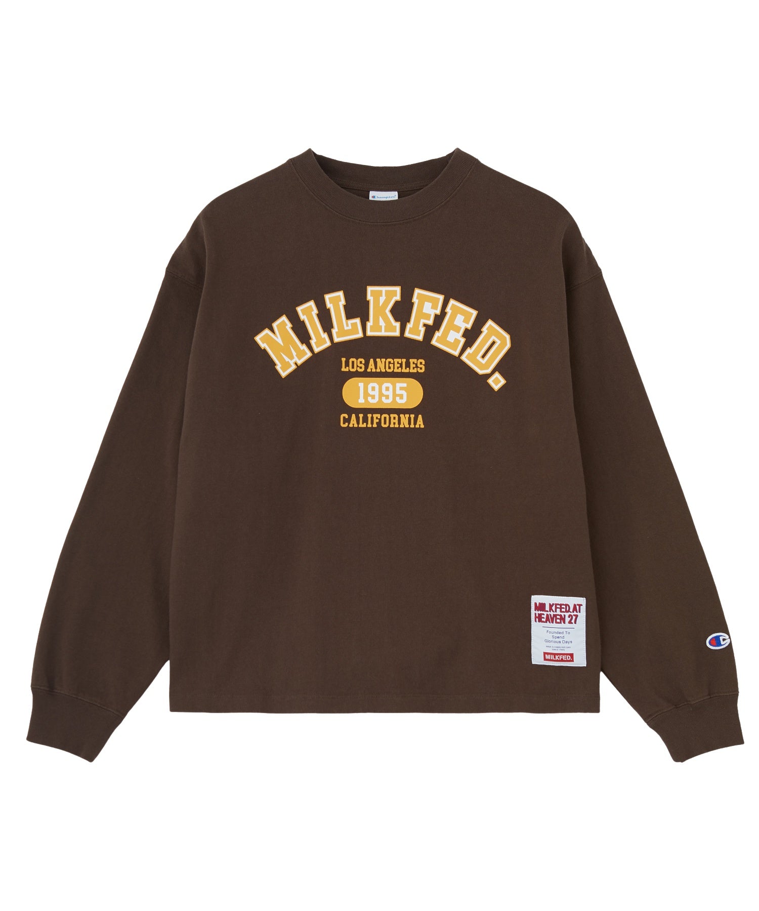 MILKFED.×CHAMPION LS TEE