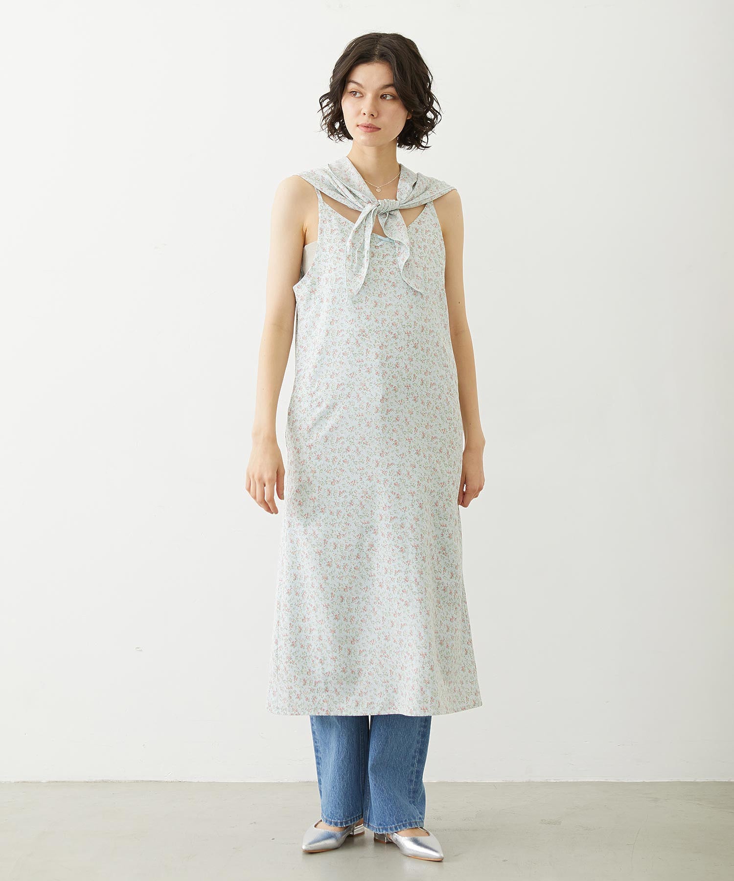 FLORAL CAMISOLE DRESS