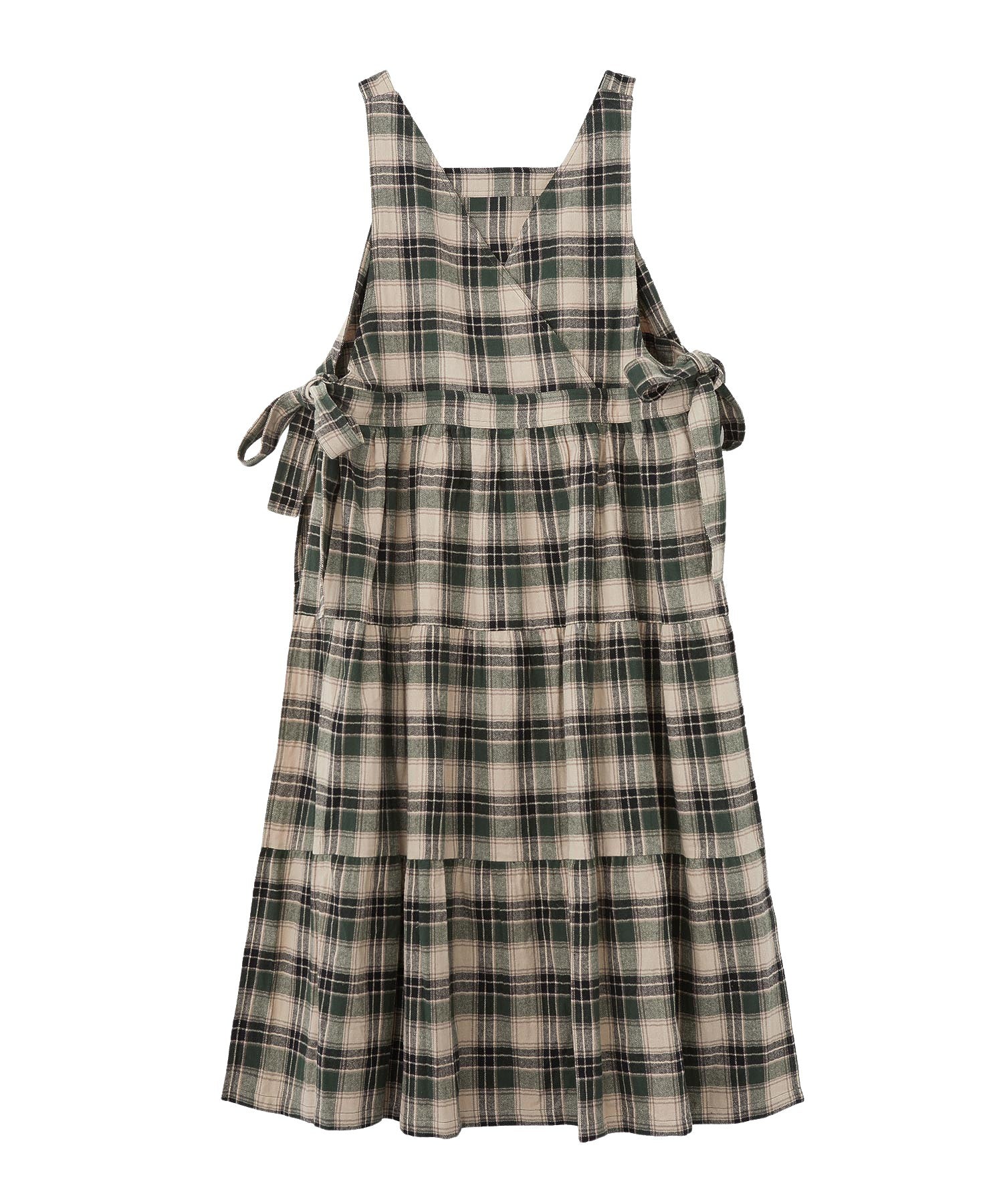 APRON TIERED DRESS