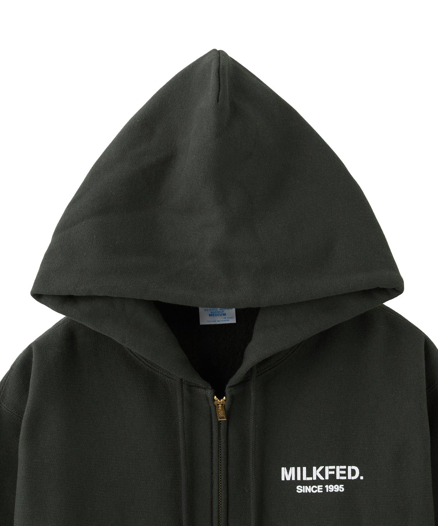MILKFED. × CHAMPION SWEAT ZIP HOODIE