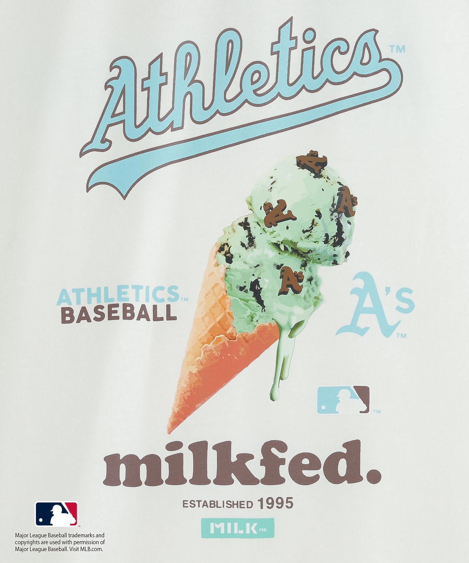 MILKFED. × MLB BIG S/S TOP