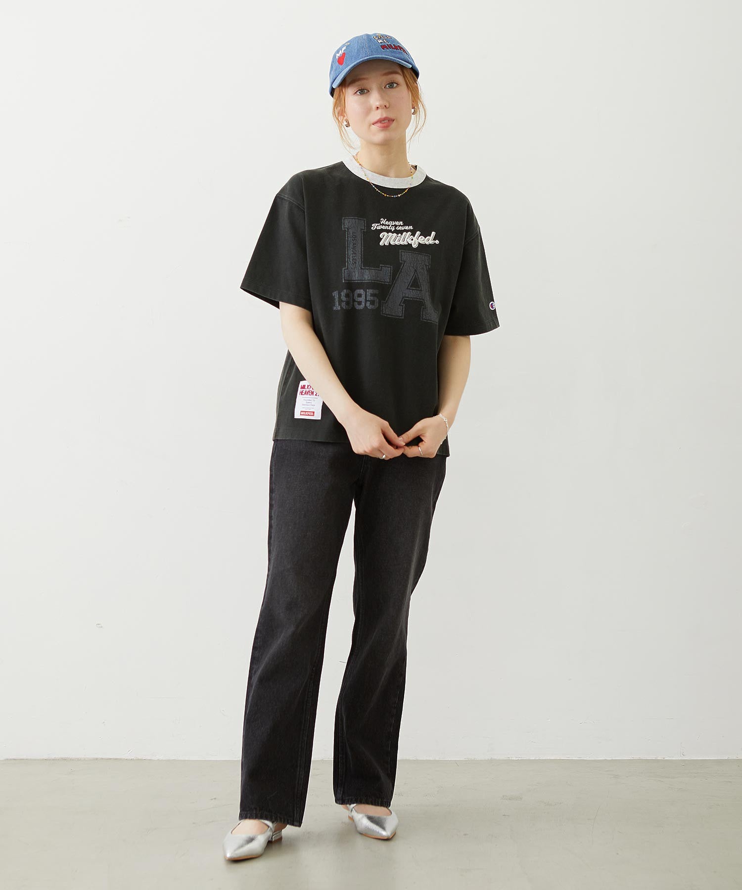 STRAIGHT DENIM PANTS