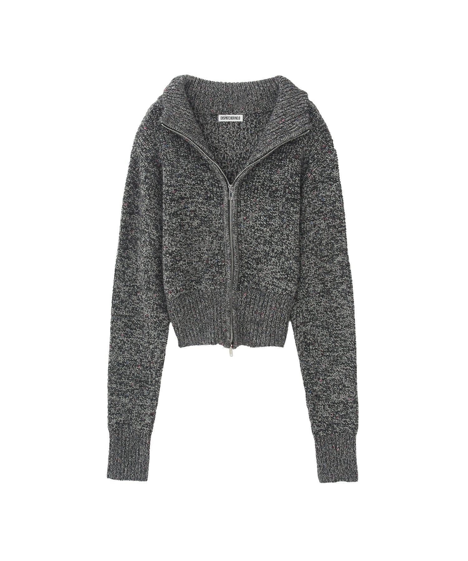 ネップジップアップセーター