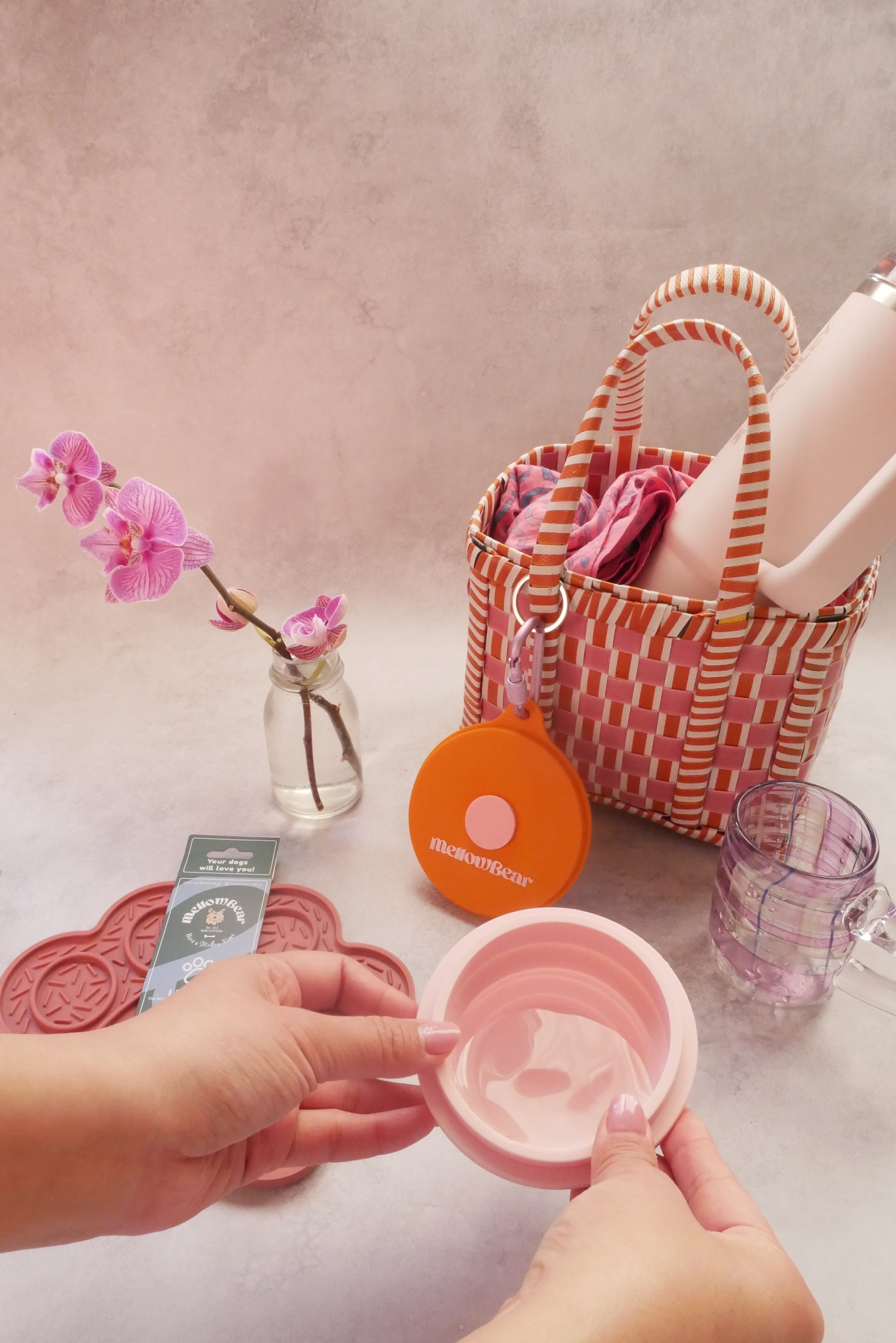 【mellowbear】蓋付きお水飲みボウル / mizu bowl