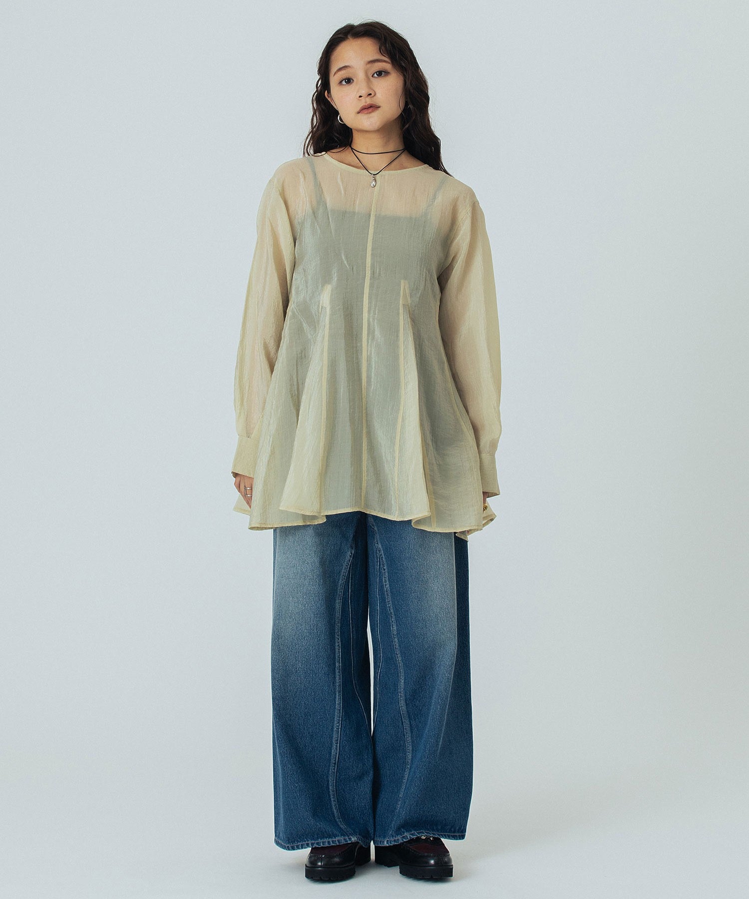 model:160cm 着用サイズ:S