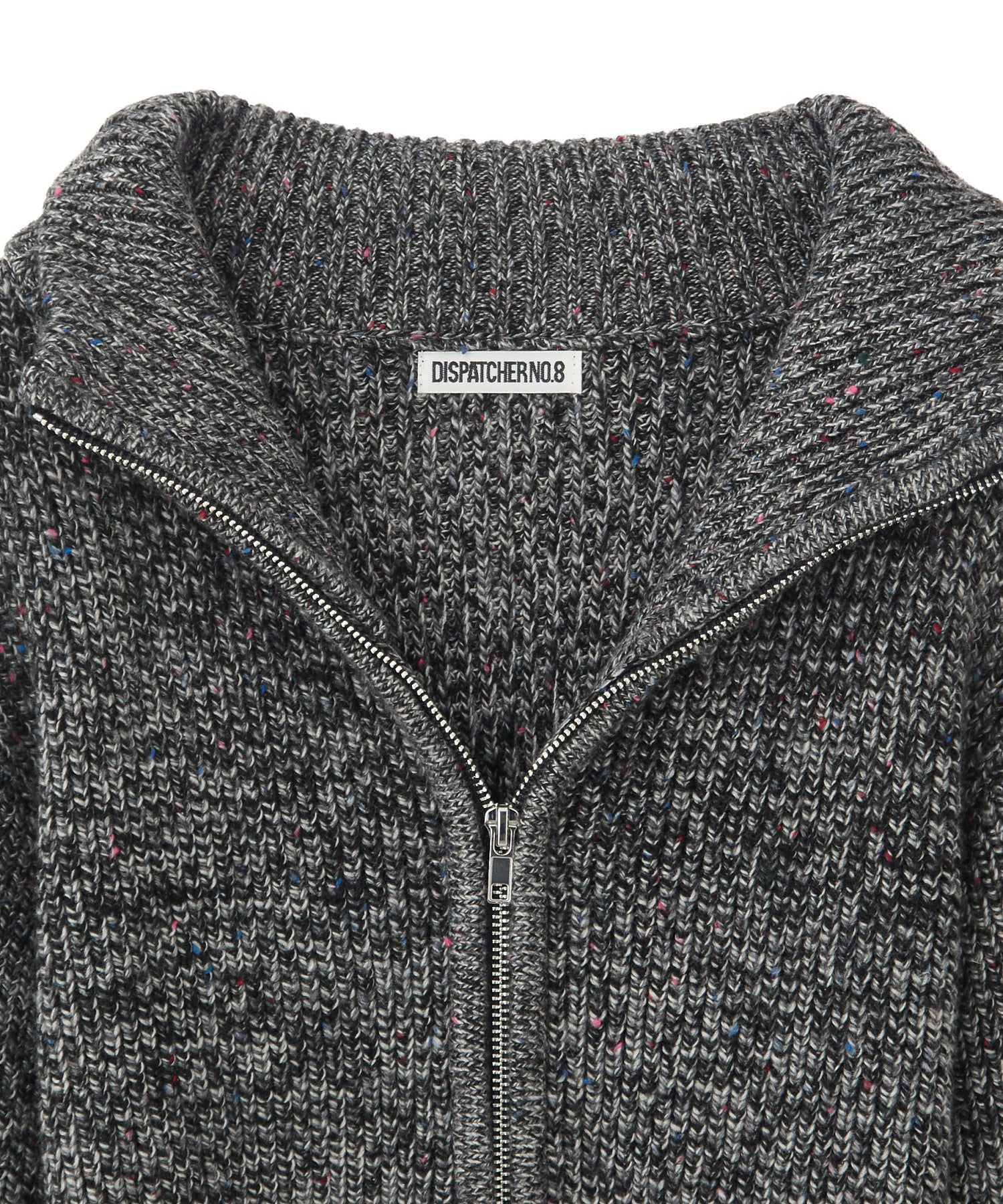 ネップジップアップセーター