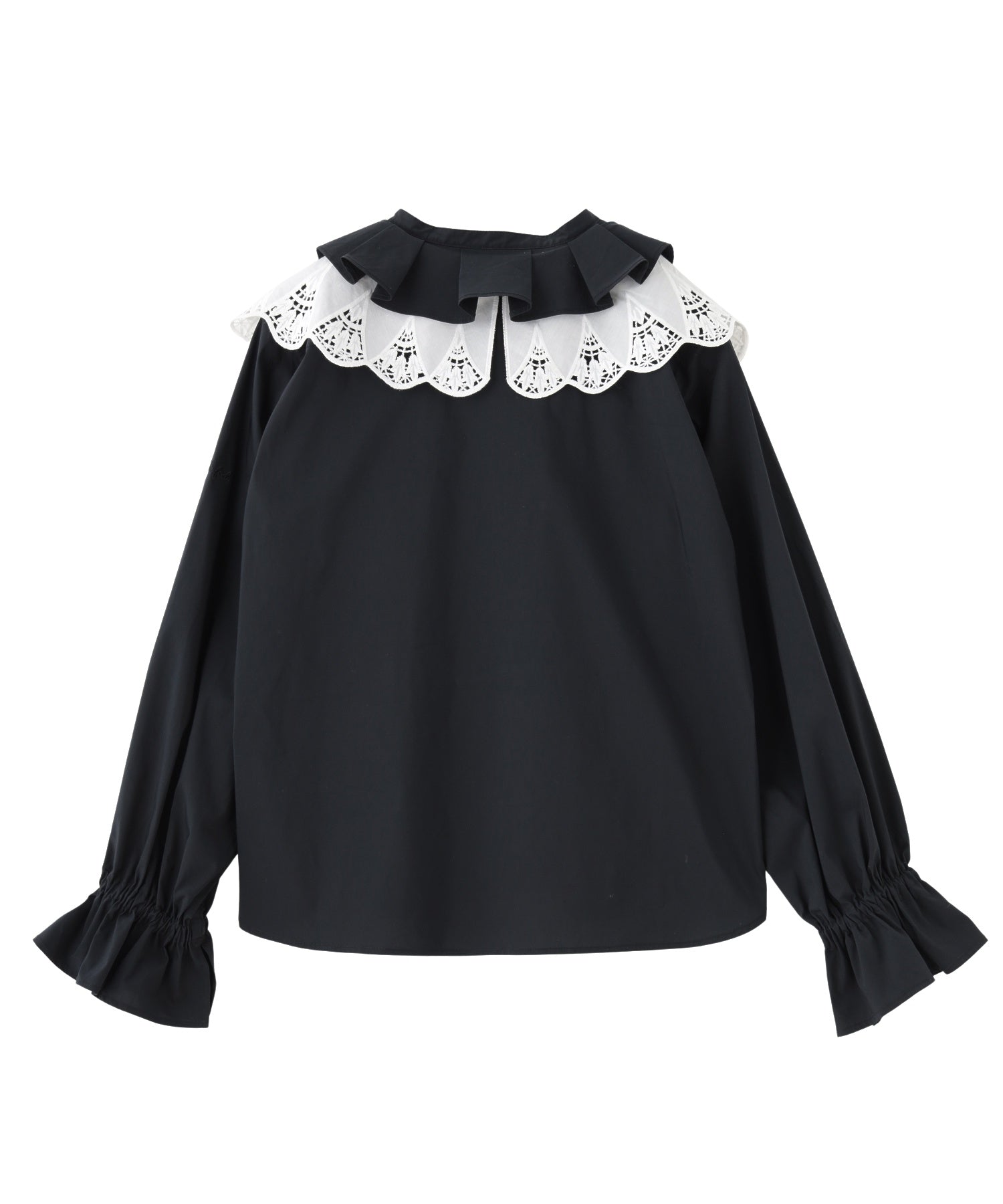 MULTI RUFFLE COLLAR BLOUSE