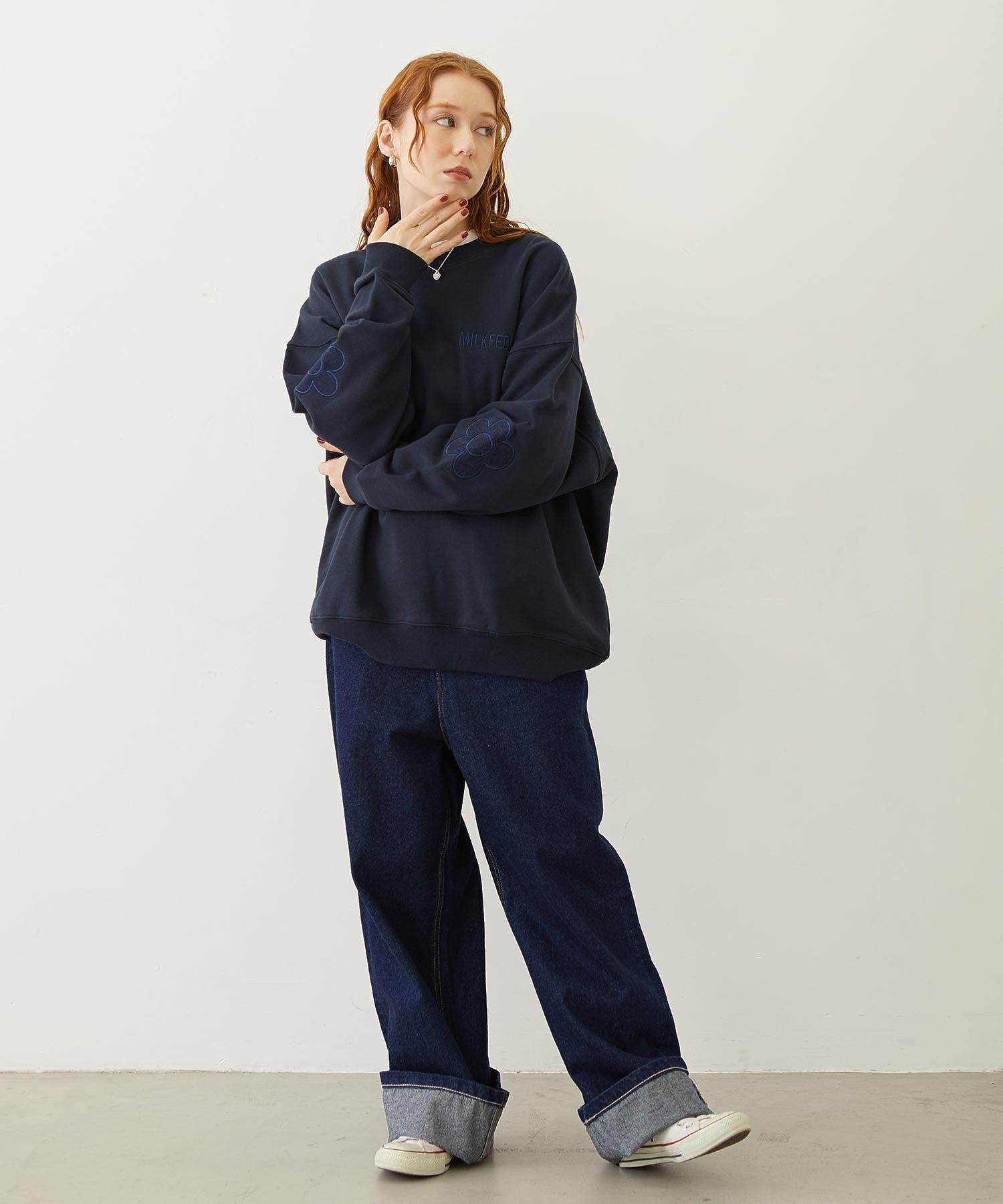 BOYFRIEND LOOSE DENIM PANTS