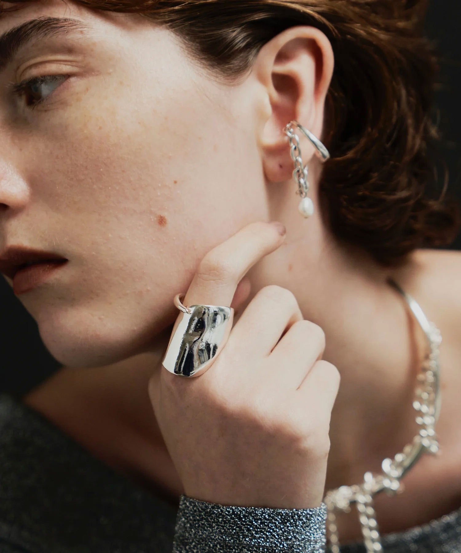 loni/BENJAMIN ASYMMETRY RING