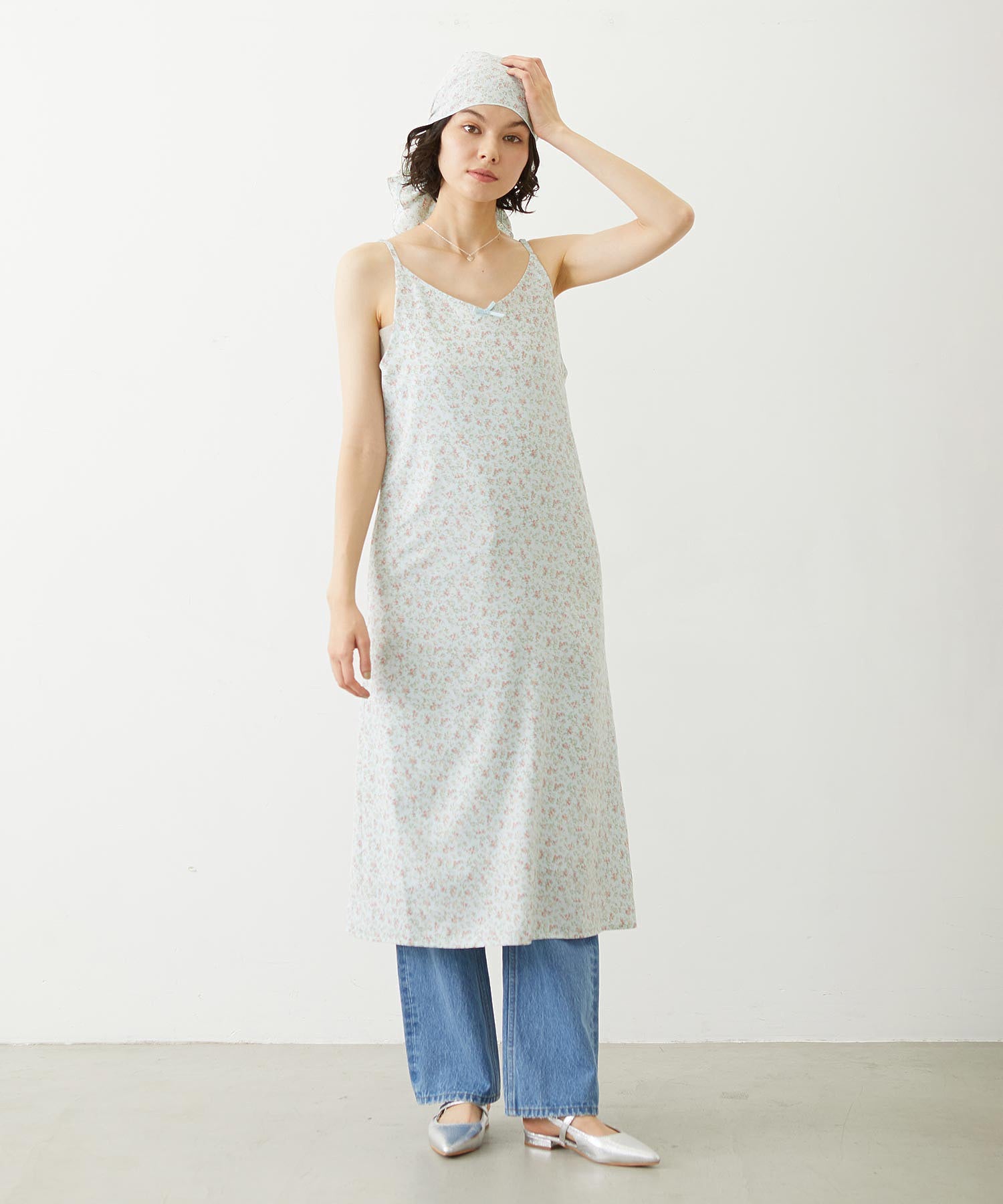 FLORAL CAMISOLE DRESS