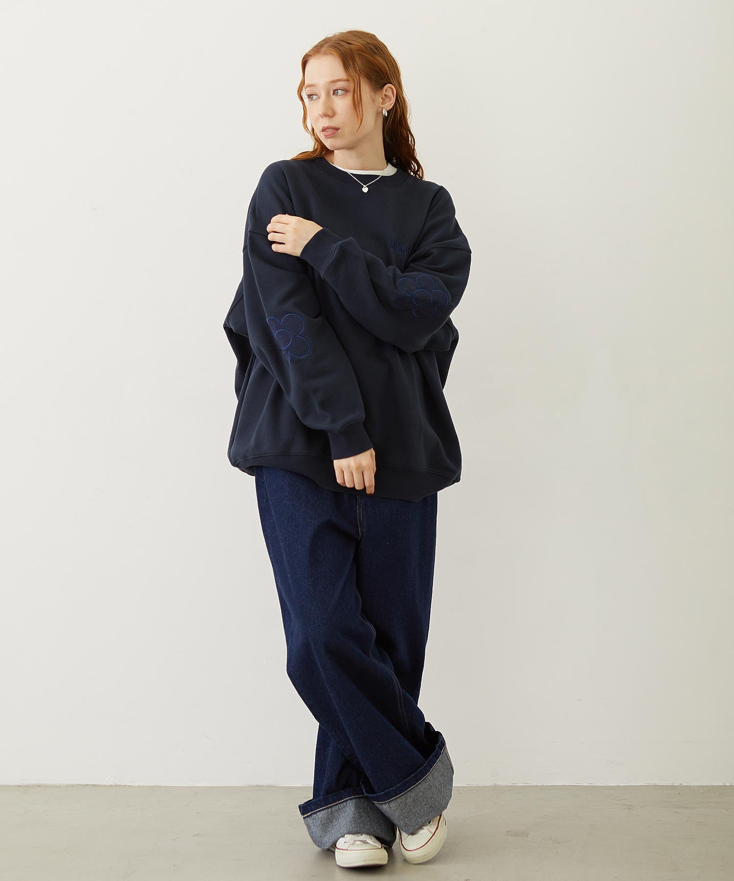 BOYFRIEND LOOSE DENIM PANTS