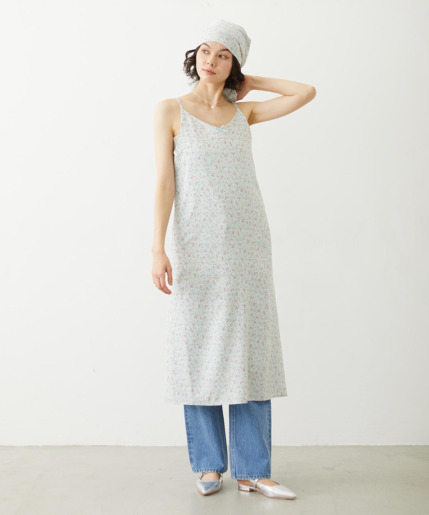 FLORAL CAMISOLE DRESS