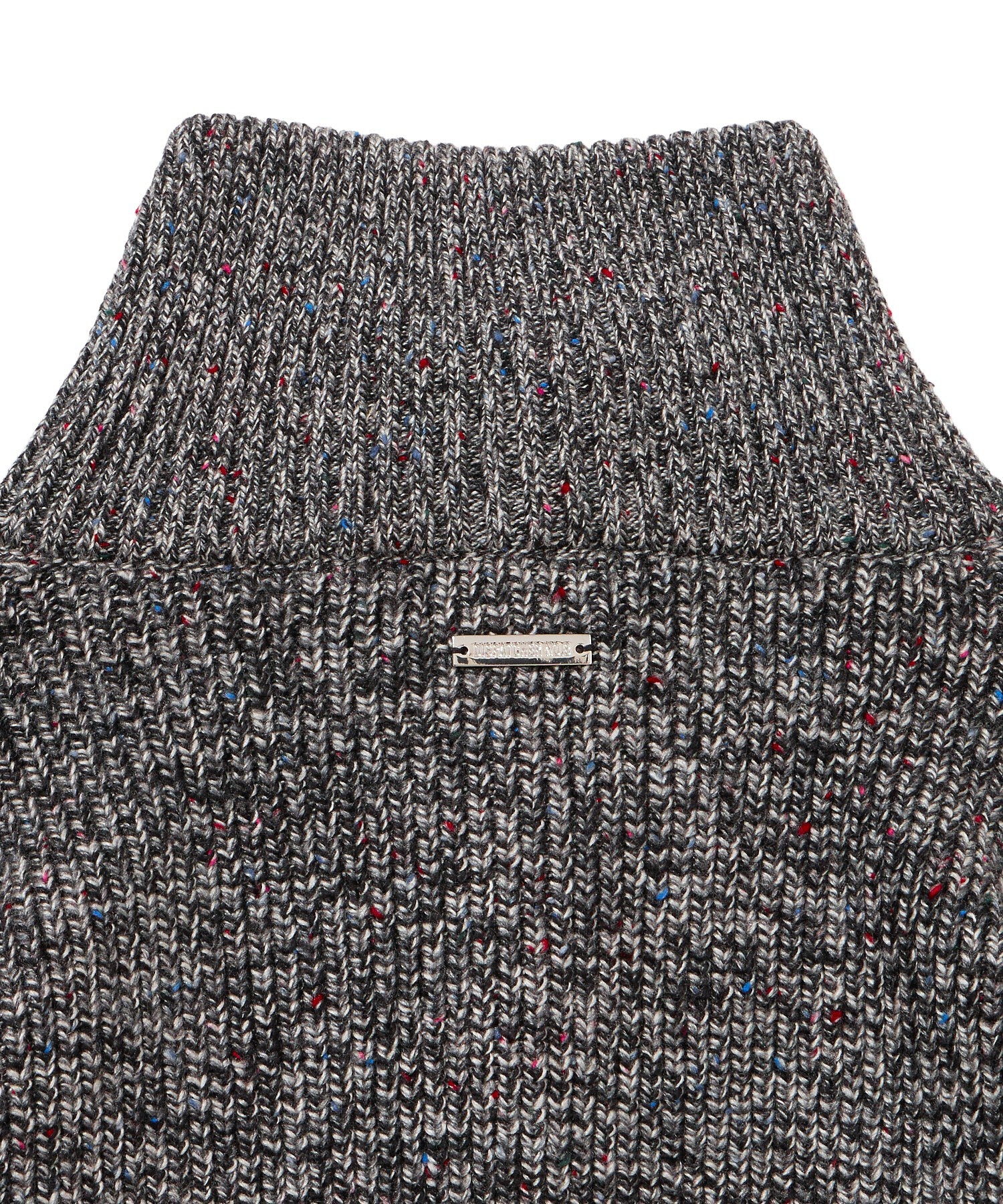 ネップジップアップセーター