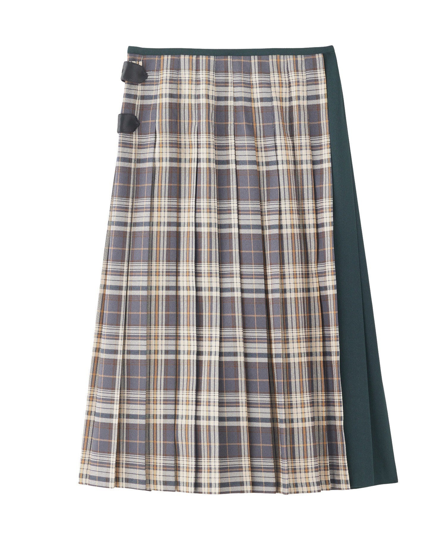 PLAID PANEL SKIRT