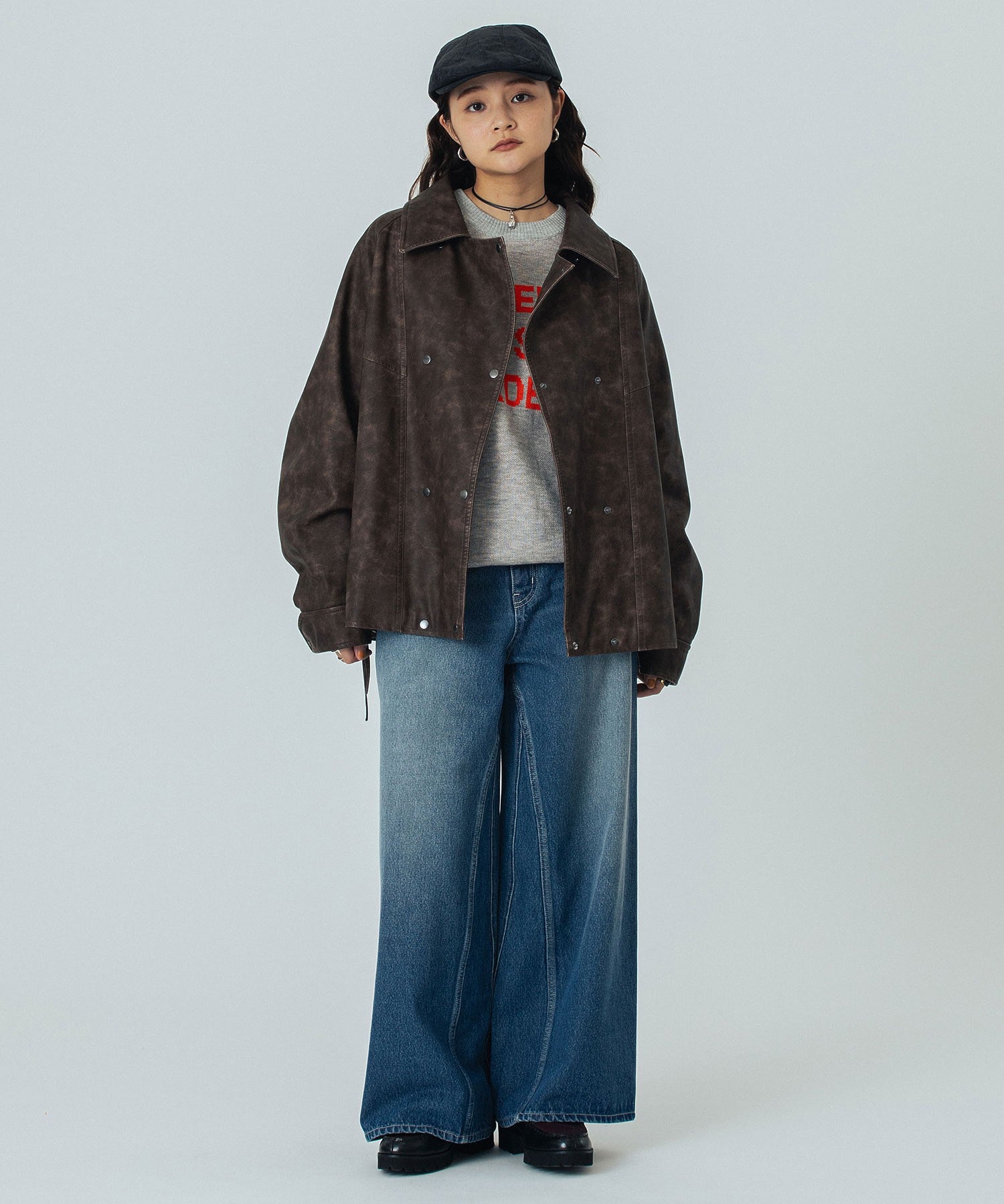 model:160cm 着用サイズ:S