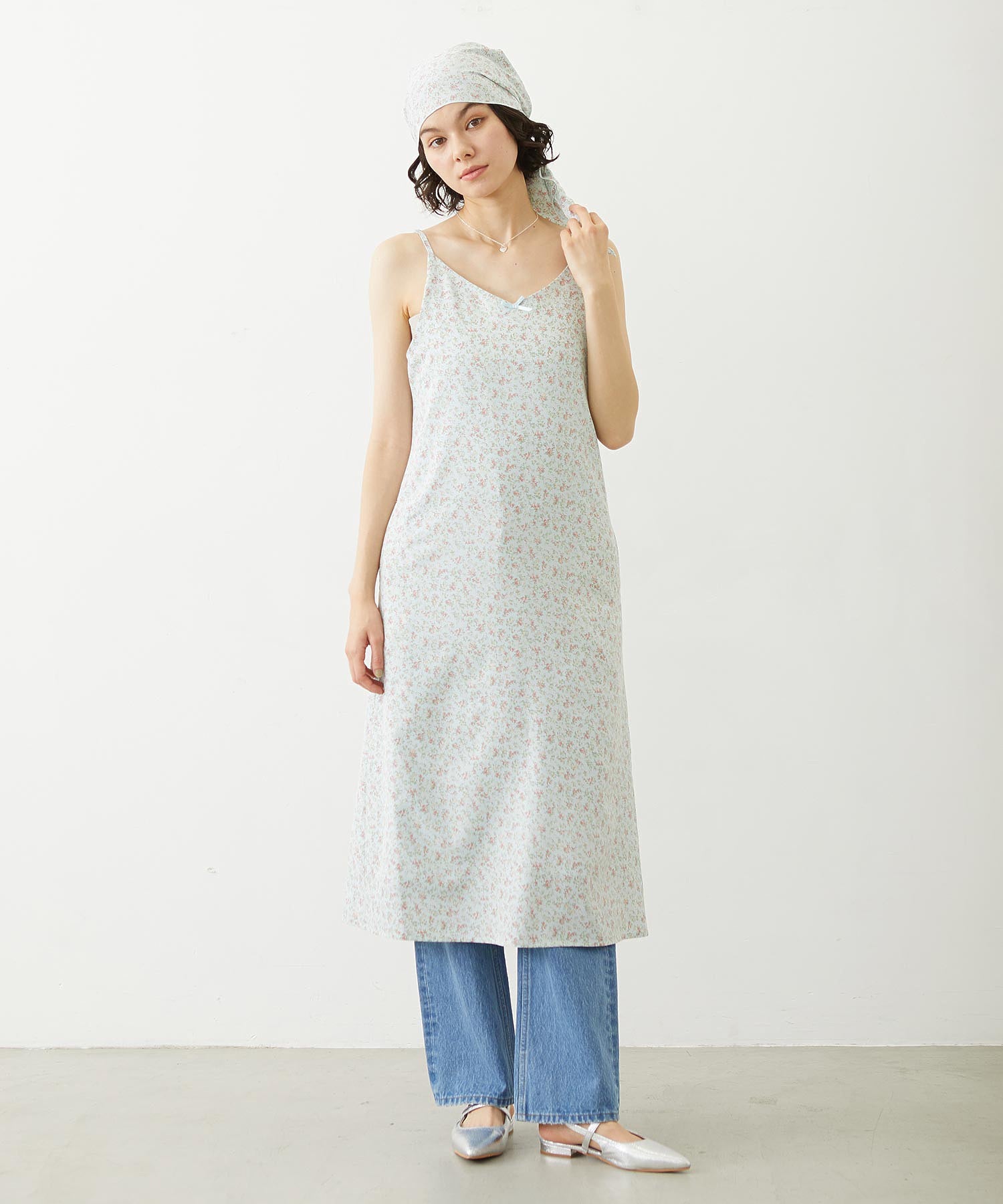 FLORAL CAMISOLE DRESS