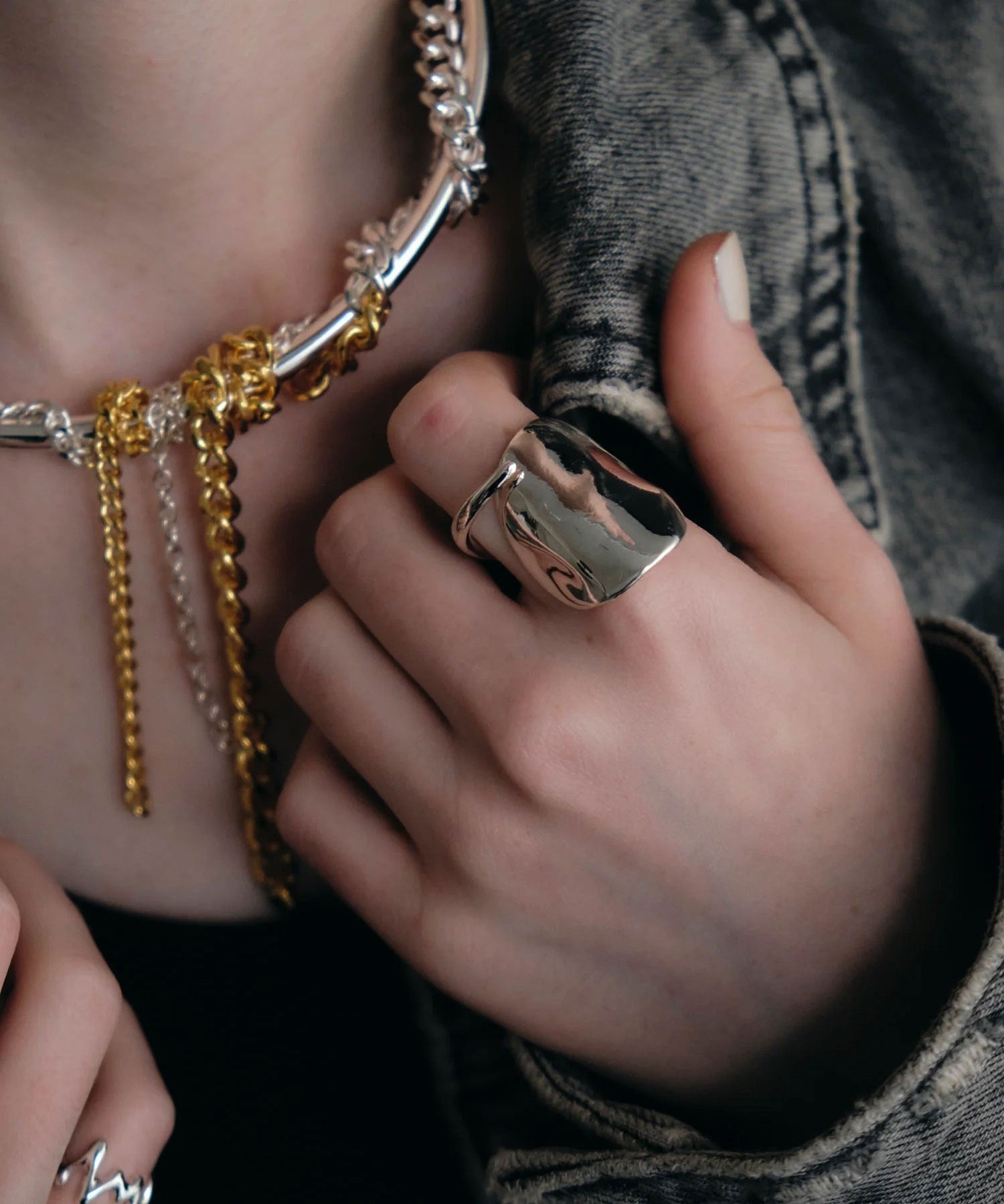 loni/BENJAMIN ASYMMETRY RING