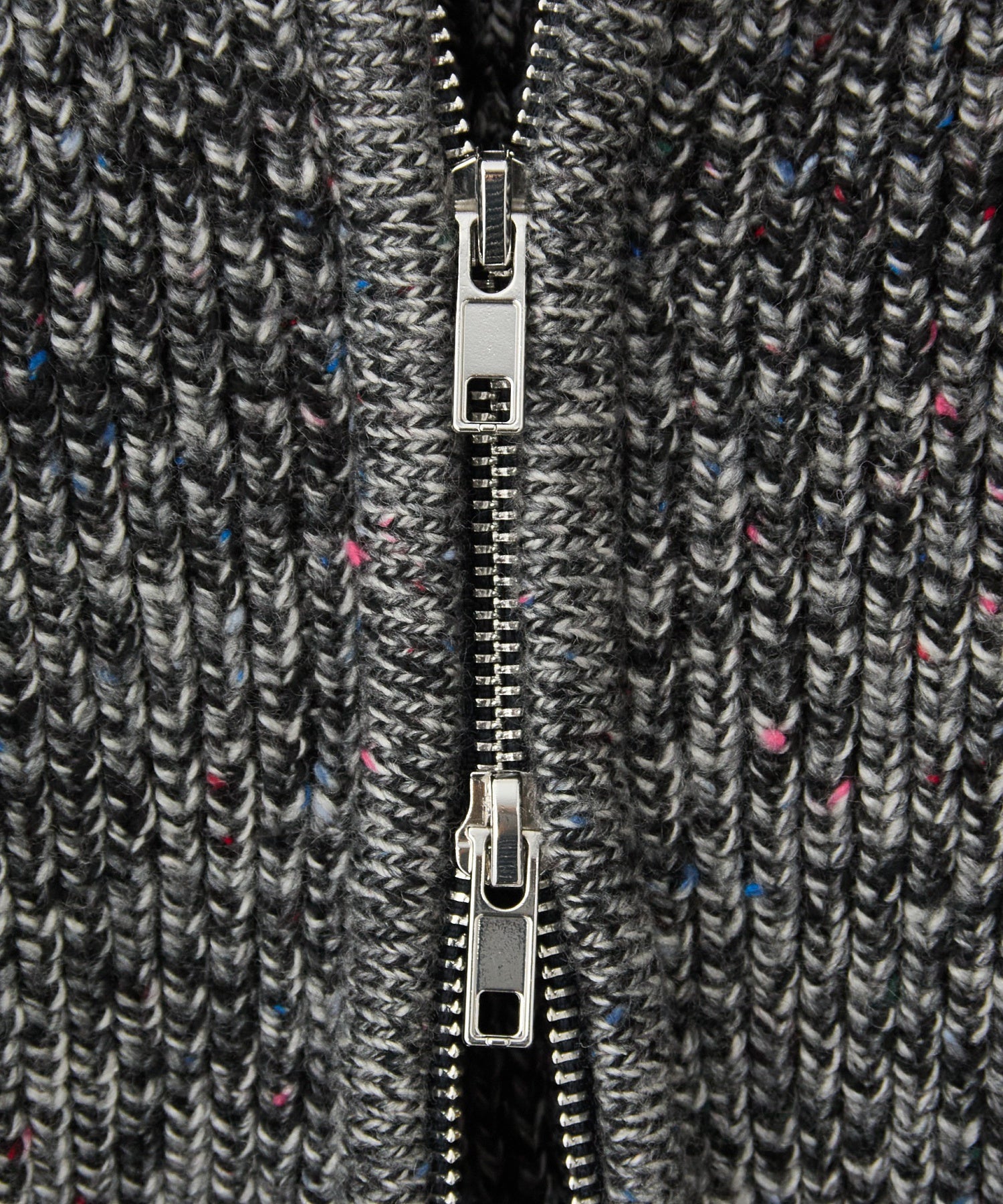 ネップジップアップセーター